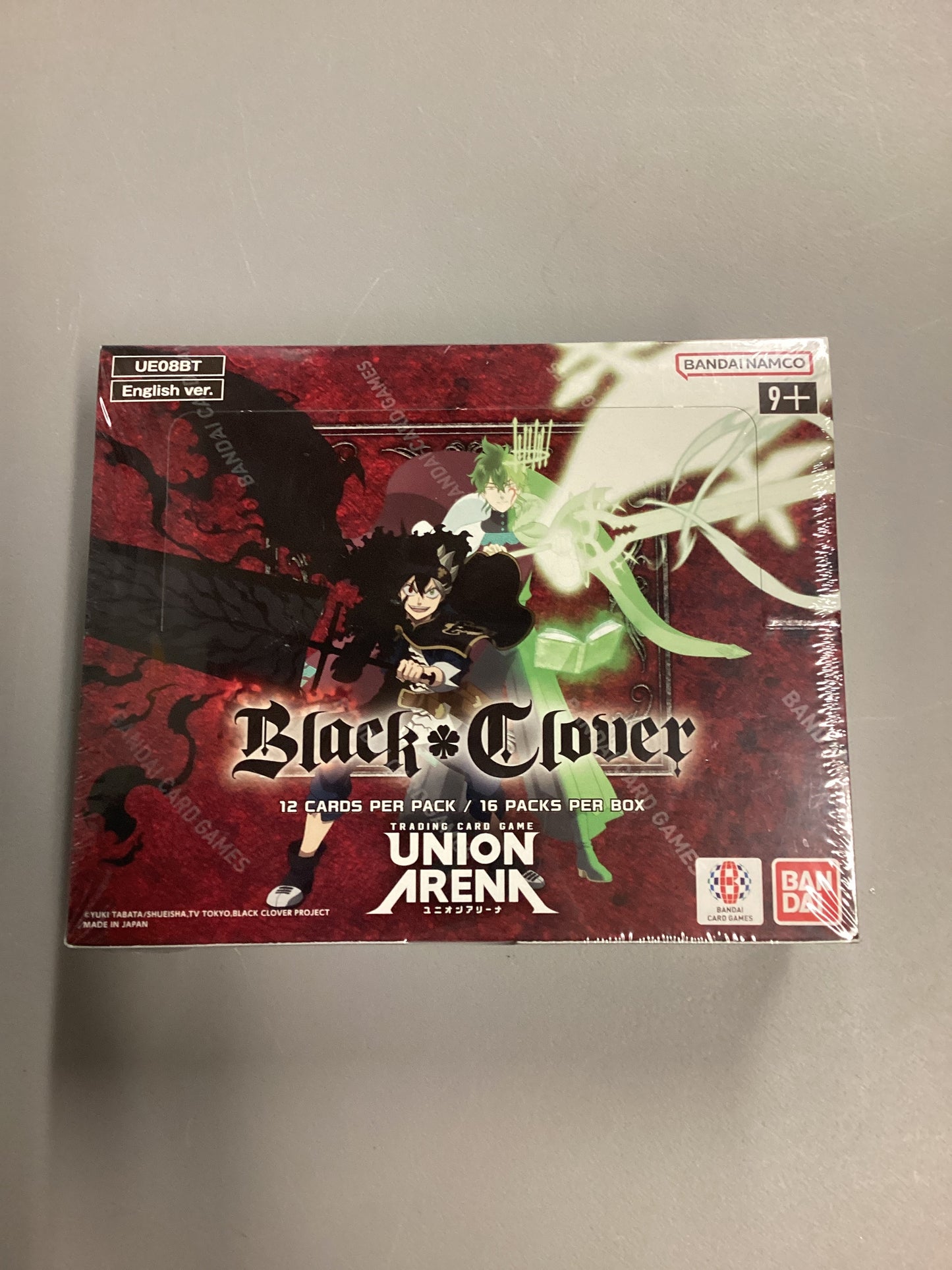 Union Arena Black Clover Sealed Booster Box