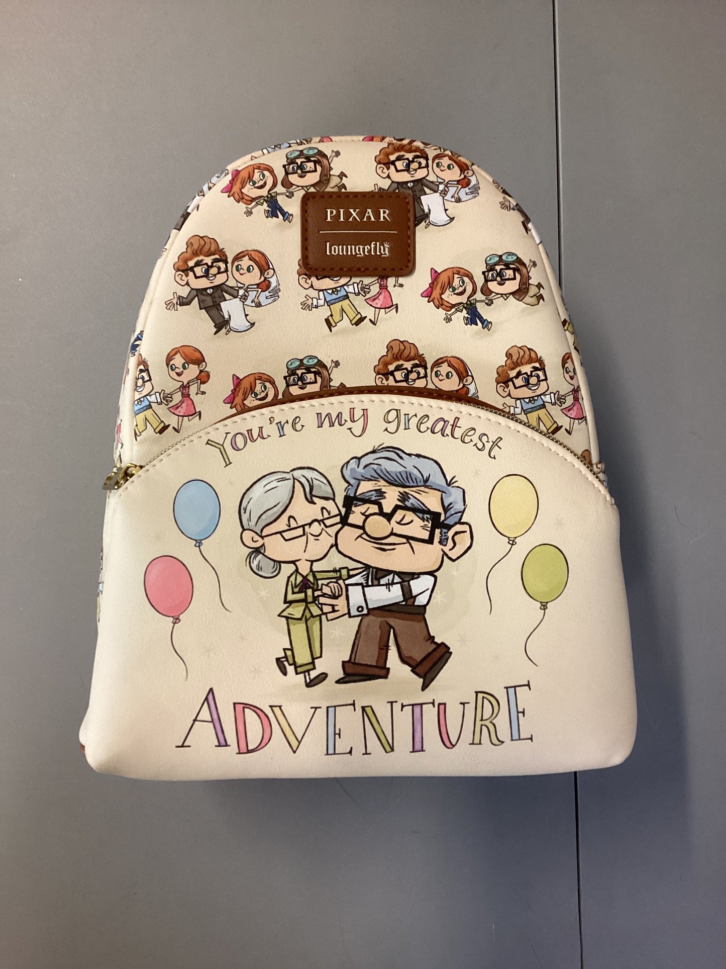 Disney Pixar Up Carl And Ellie You Are My Greatest Adventure Loungefly Mini Backpack
