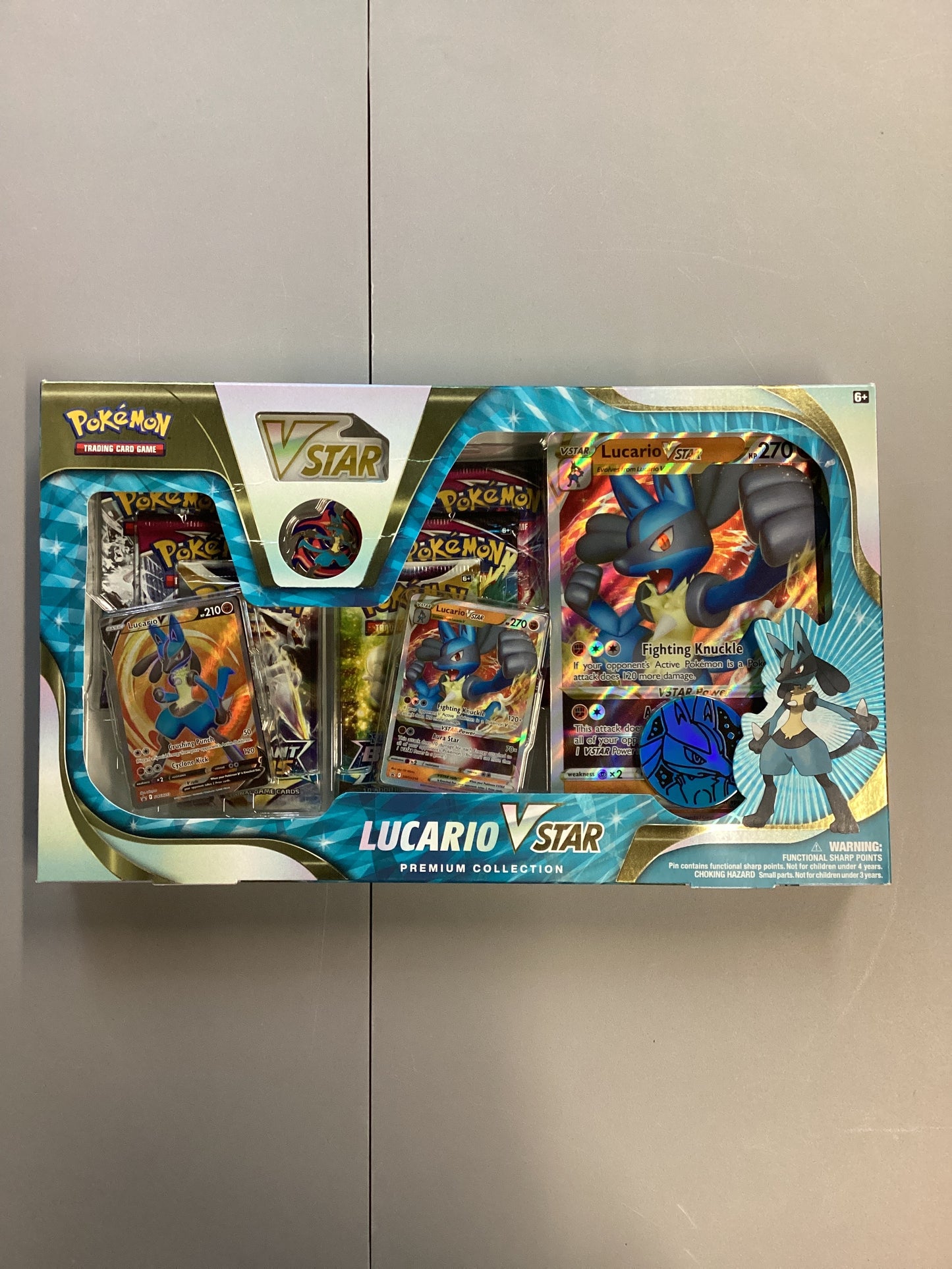 Pokemon TCG Lucario Vstar Premium Collection Box