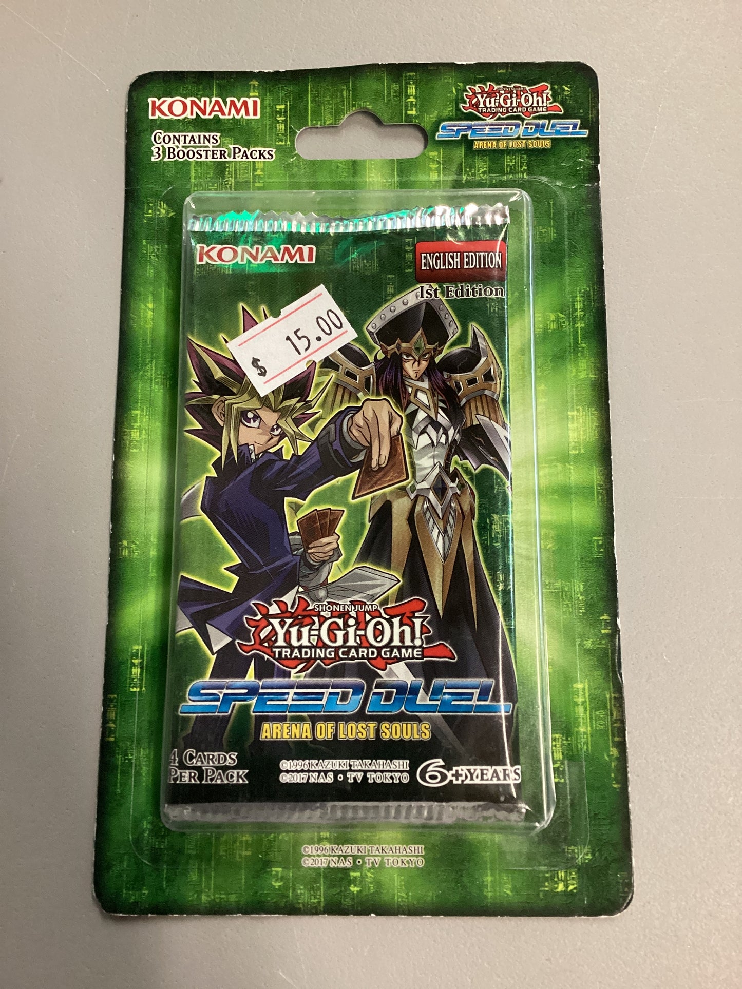 Yu-Gi-Oh! Speed Duel Arena Of Lost Souls 1st Edition 3 Booster Pack Blister