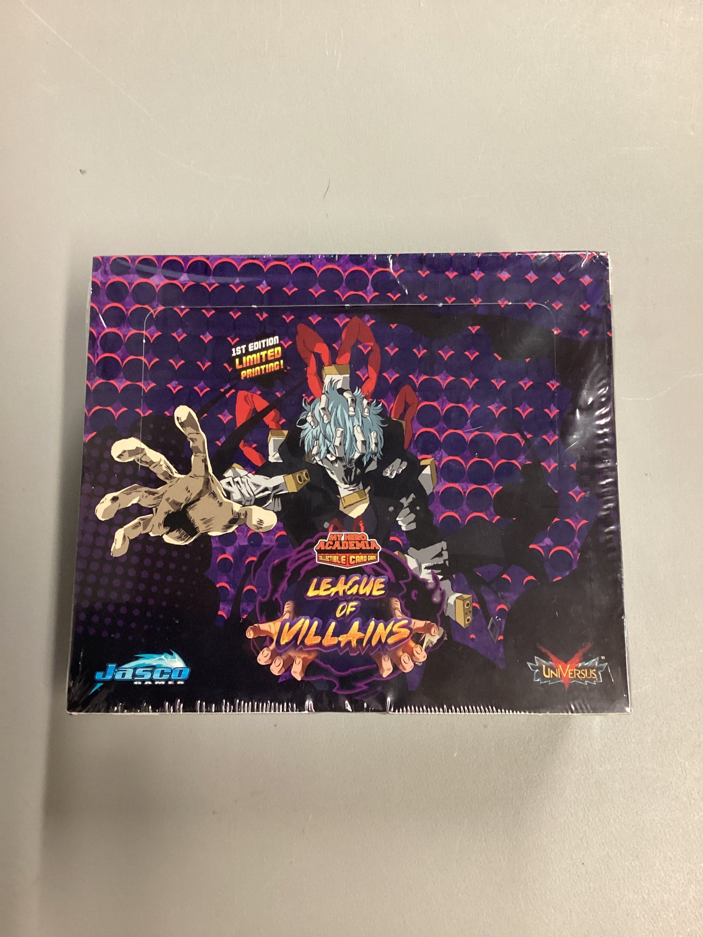UniVersus My Hero Academia League Of Villains 1st Edition Sealed Booster Box