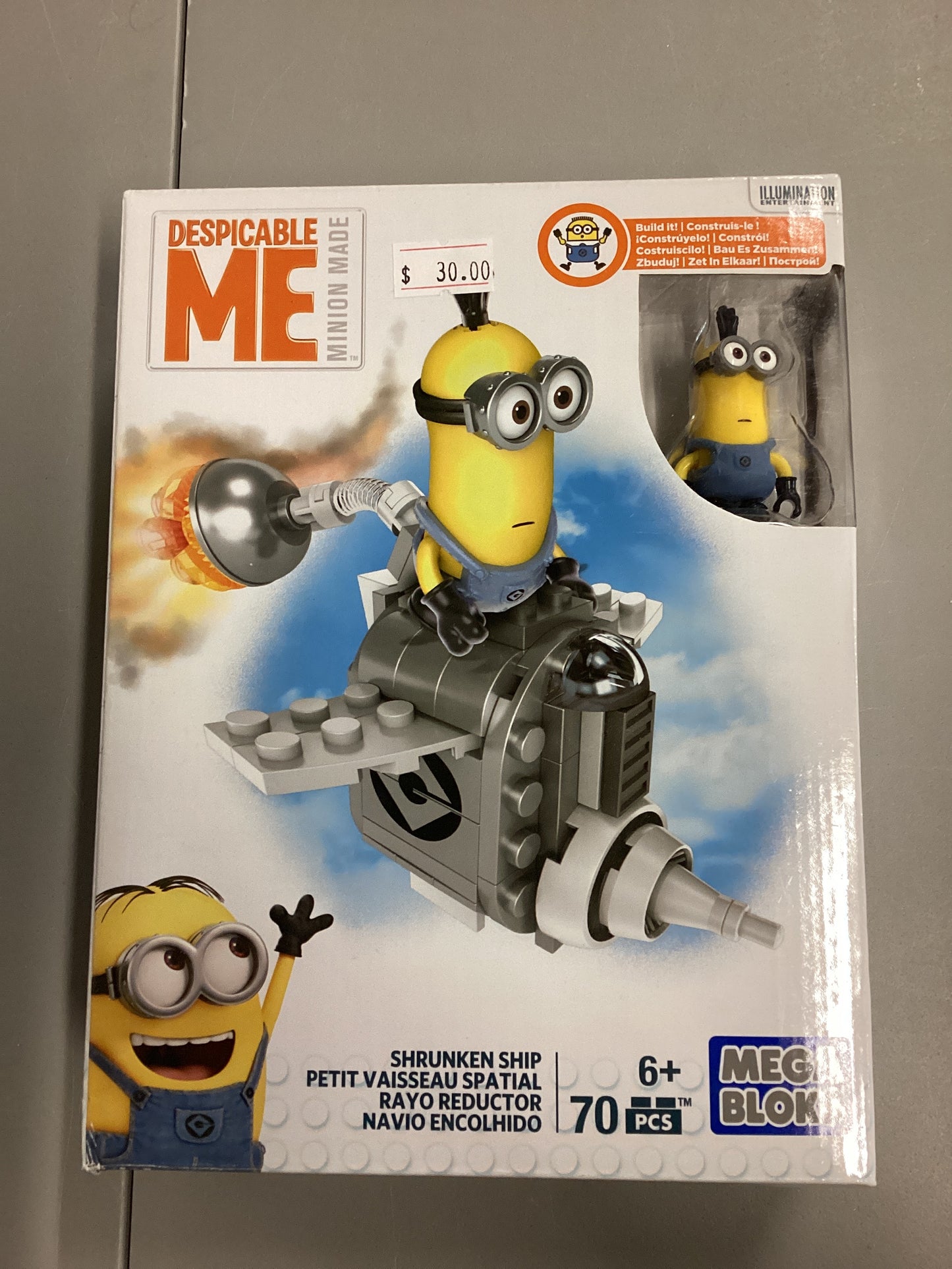 Mega Bloks Despicable Me Shrunken Ship