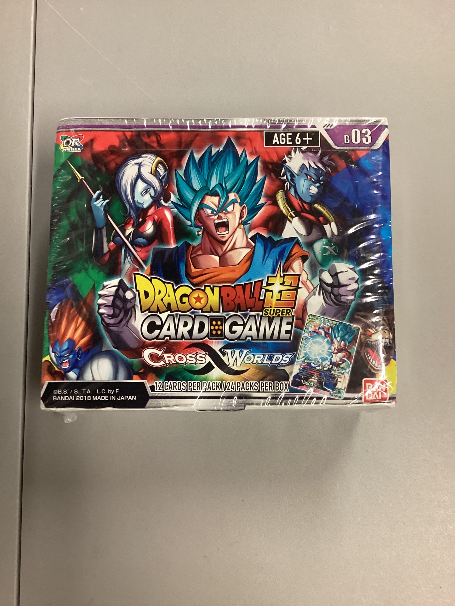 DragonBall Super Card Game Cross Worlds Sealed Booster Box