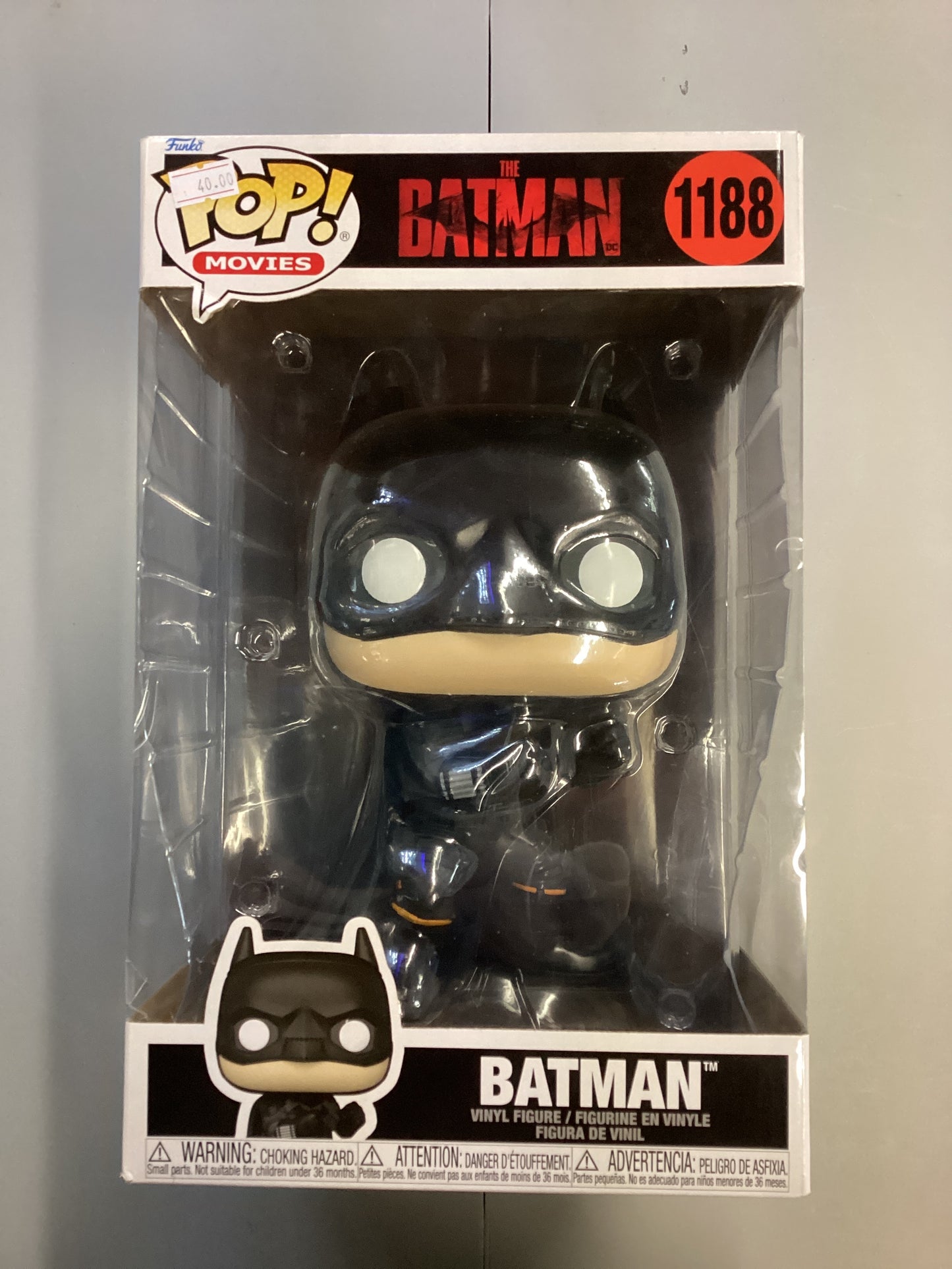Funko Pop The Batman 10 Inch Pop Batman 1188