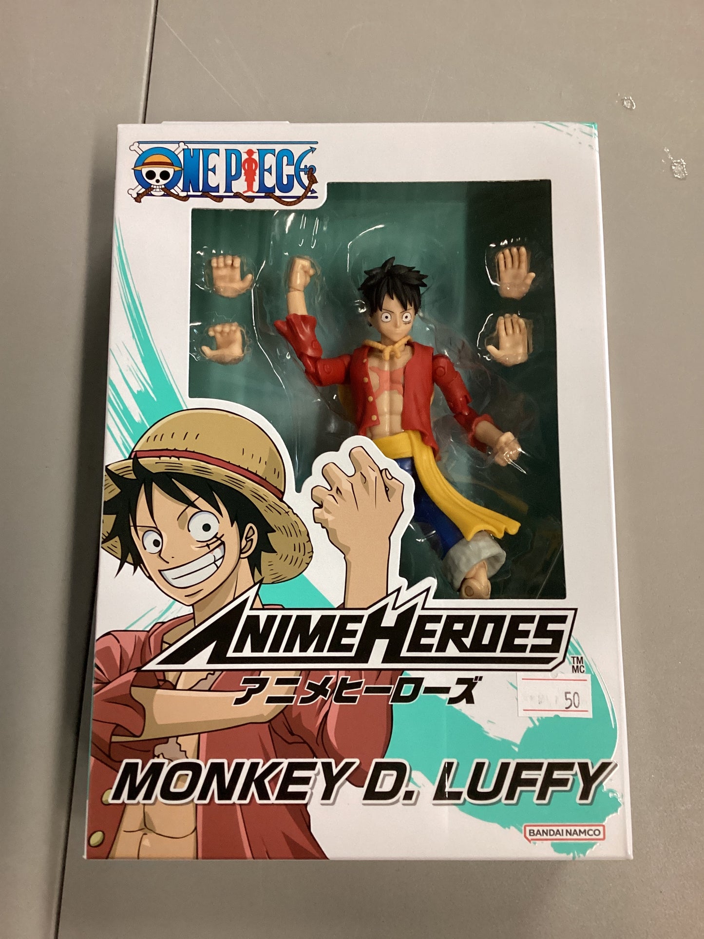 Bandai Namco Anime Heroes One Piece Monkey D Luffy Action Figure