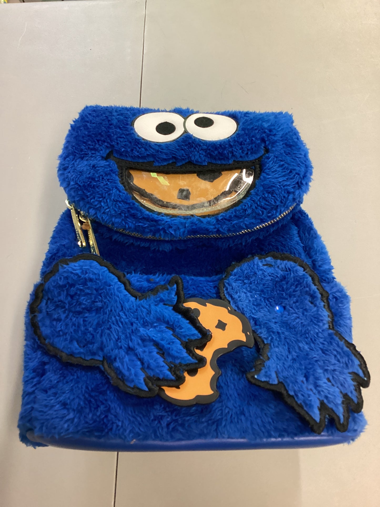 Sesame Street Cookie Monster Loungefly Mini Backpack