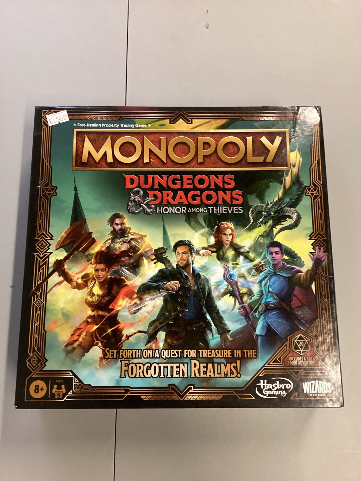 Monopoly Dungeons And Dragons Honor Among Thieves Board Game