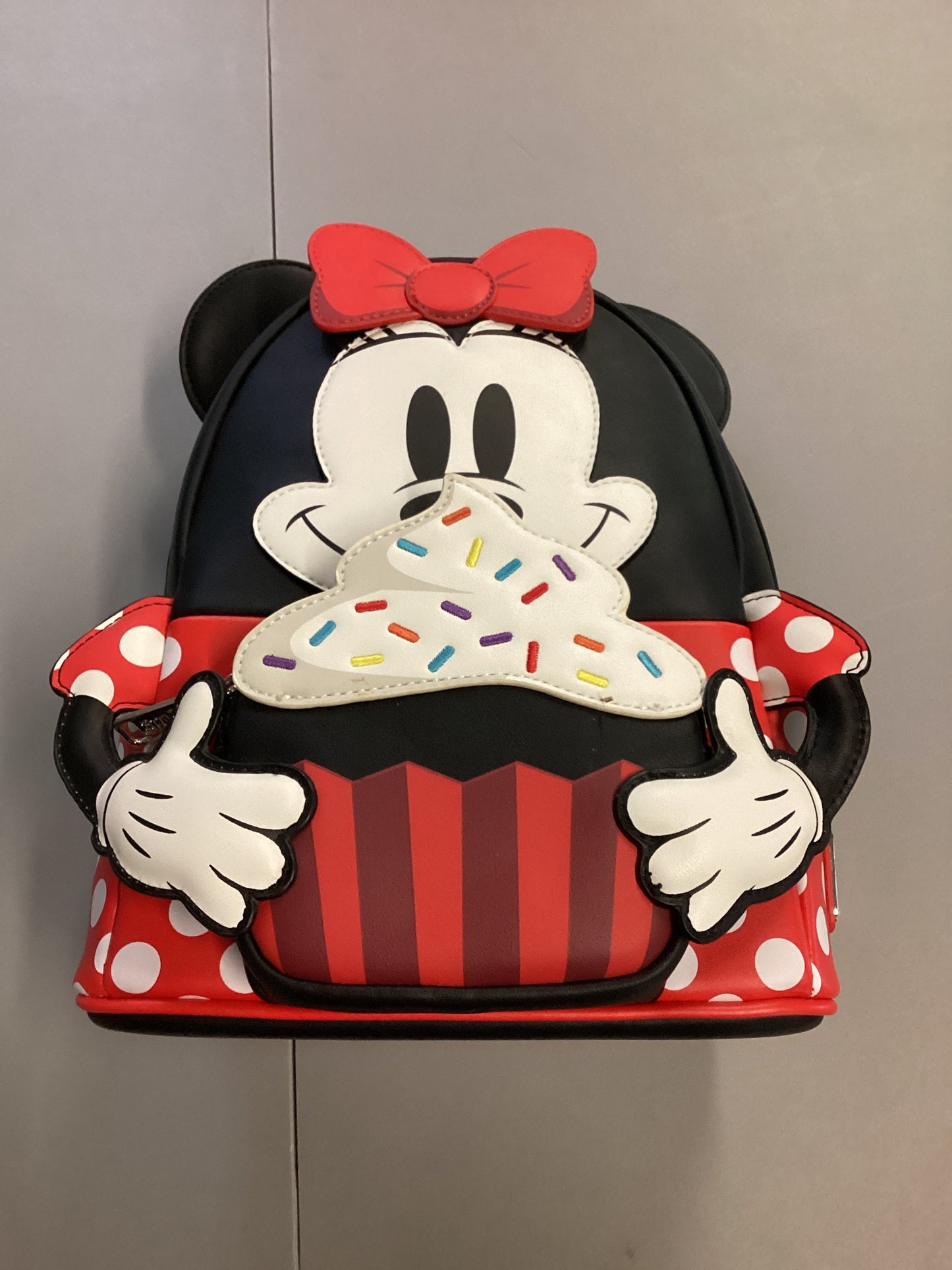 Disney Minnie Mouse Sprinkle Cupcake Loungefly Mini Backpack