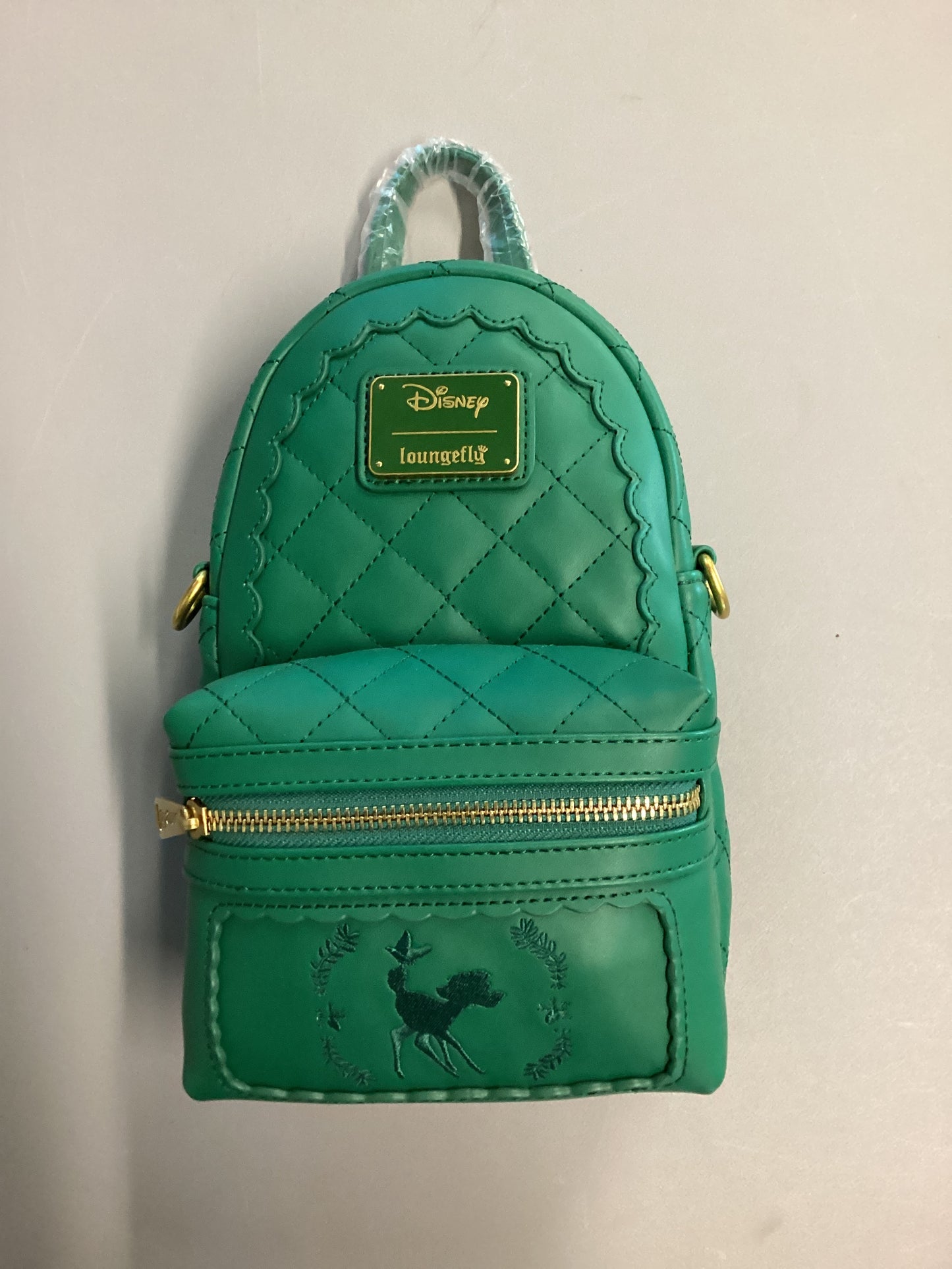 Disney Bambi Green Loungefly Crossbody Bag