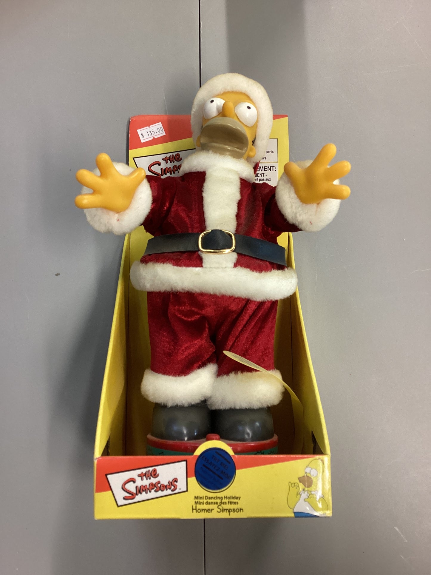 The Simpsons Mini Dancing Holiday Homer Simpson