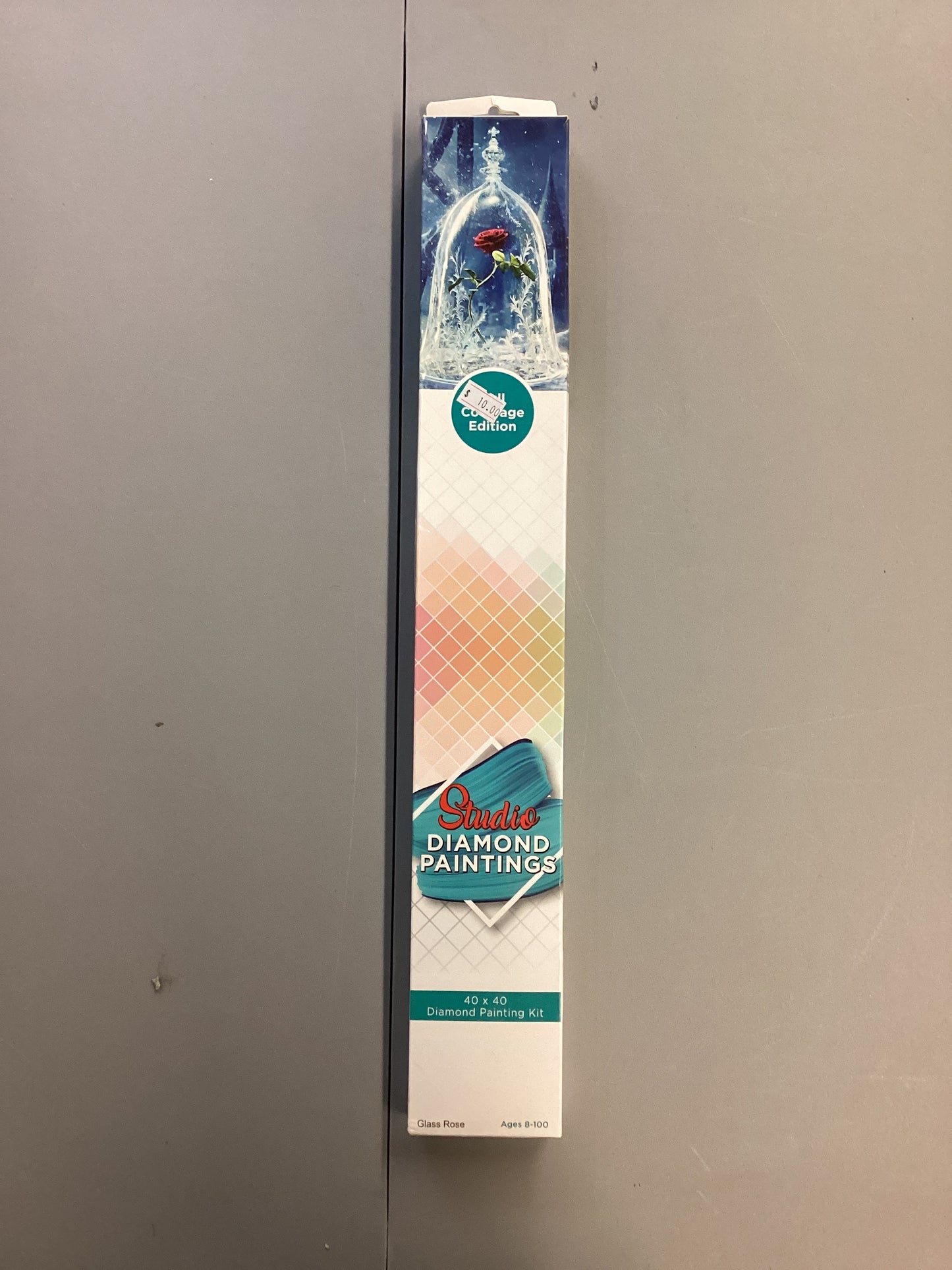 Studio Diamond Paintings Glass Rose Diamond Painting Kit