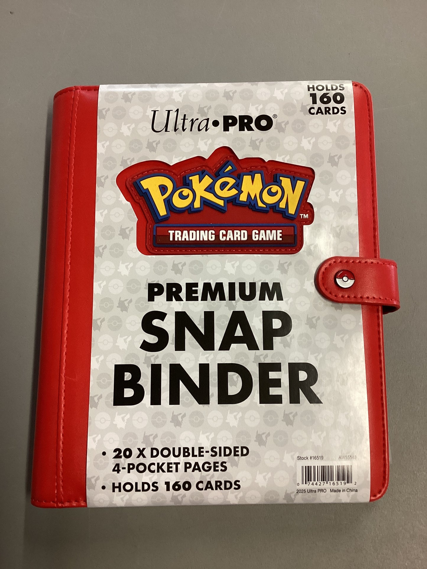 UltraPro Pokemon 4 Pocket Premium Snap Binder