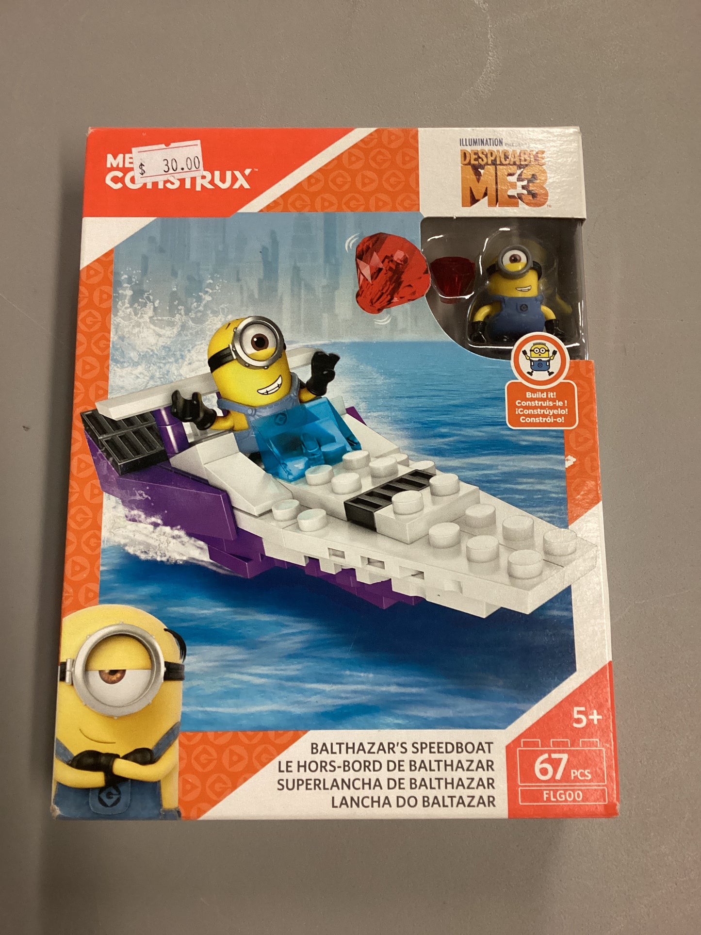 Mega Construx Despicable Me Balthazar’s Speedboat