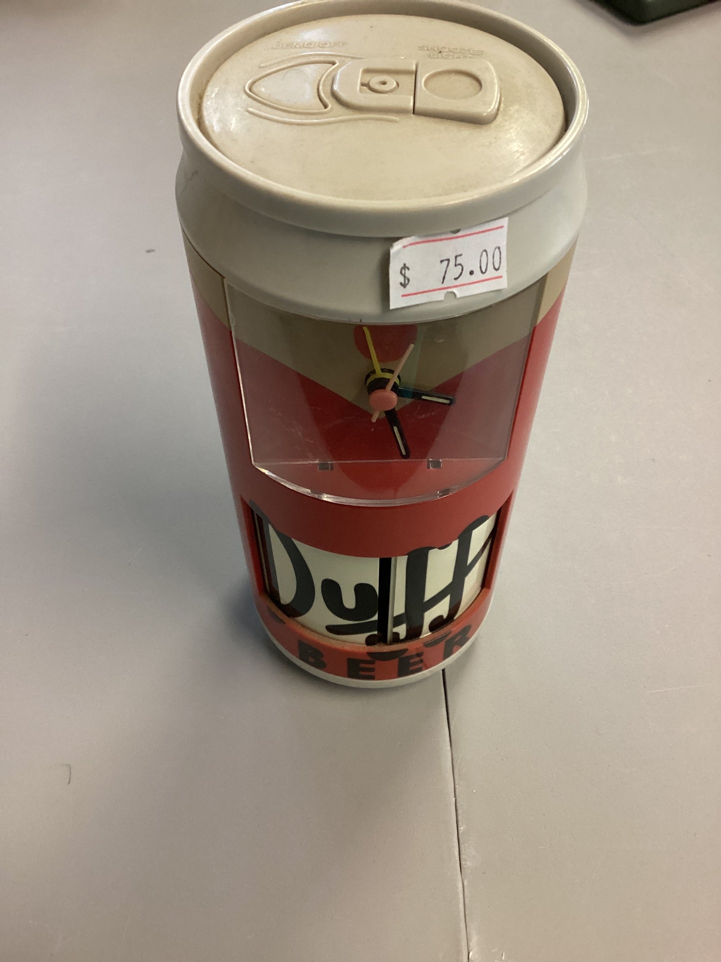 The Simpsons Duff Beer Alarm Clock