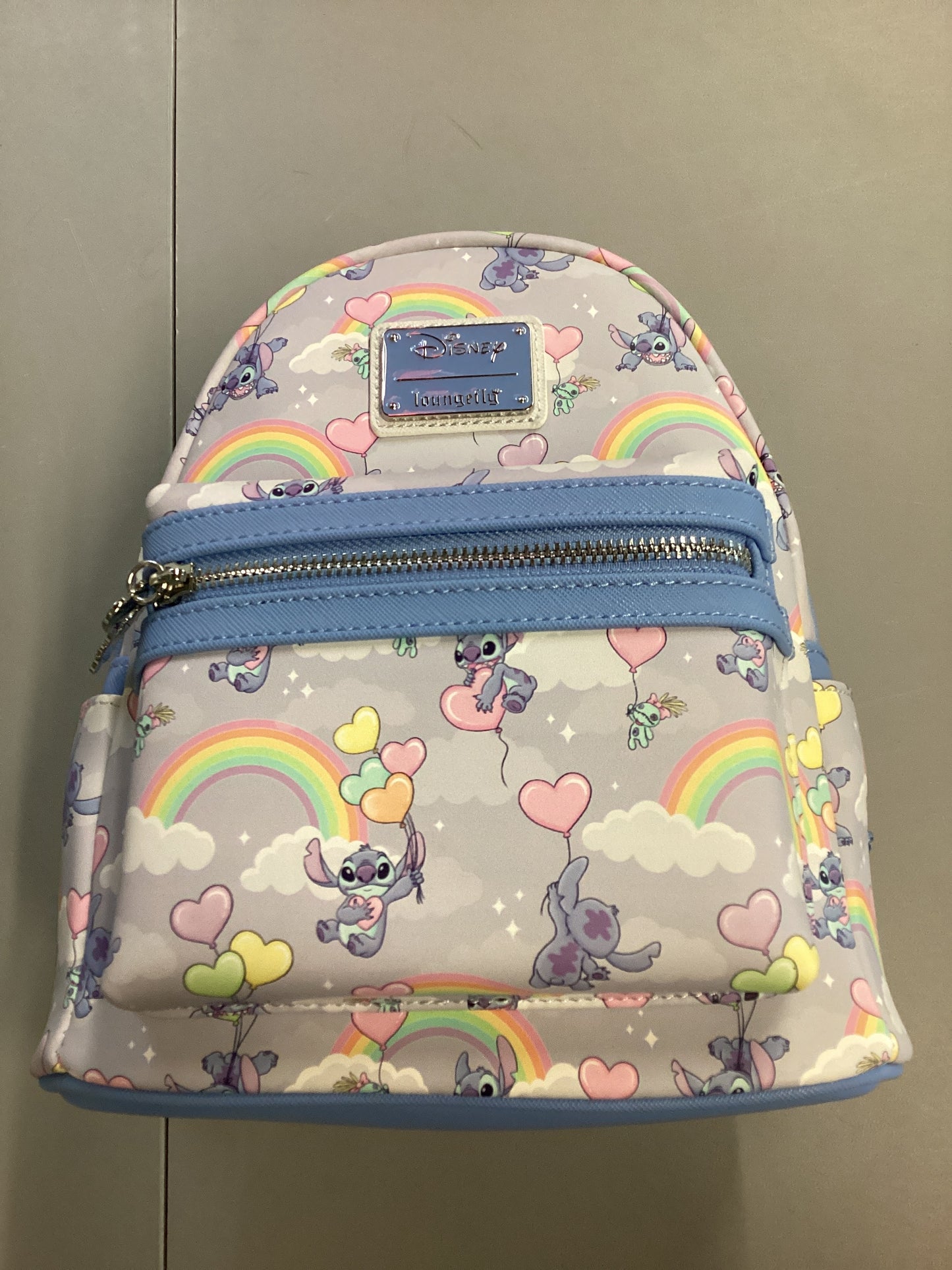 Lilo And Stitch Stitch All Over Print Loungefly Mini Backpack