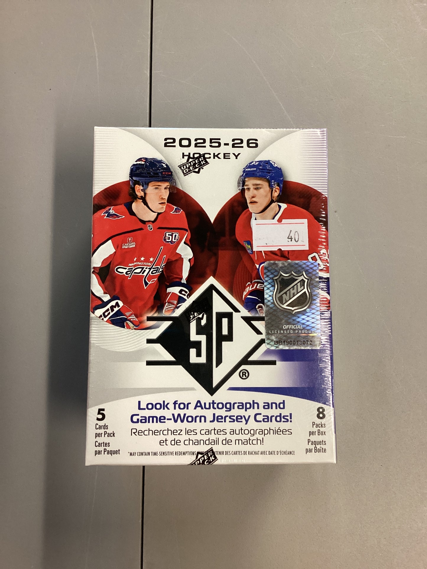 Upper Deck 2025-26 Upper SP Hockey Blaster Box