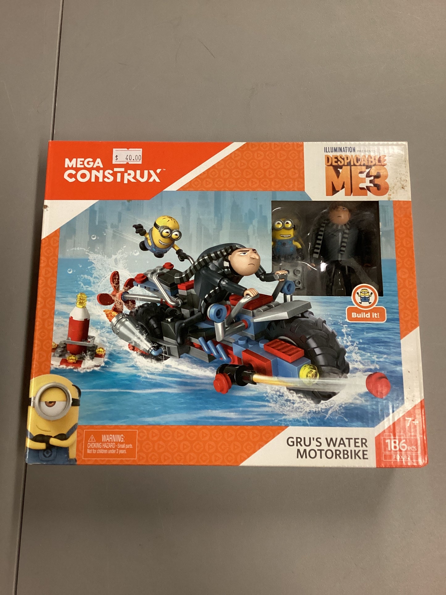 Mega Construx Despicable Me Gru’s Water Motorbike