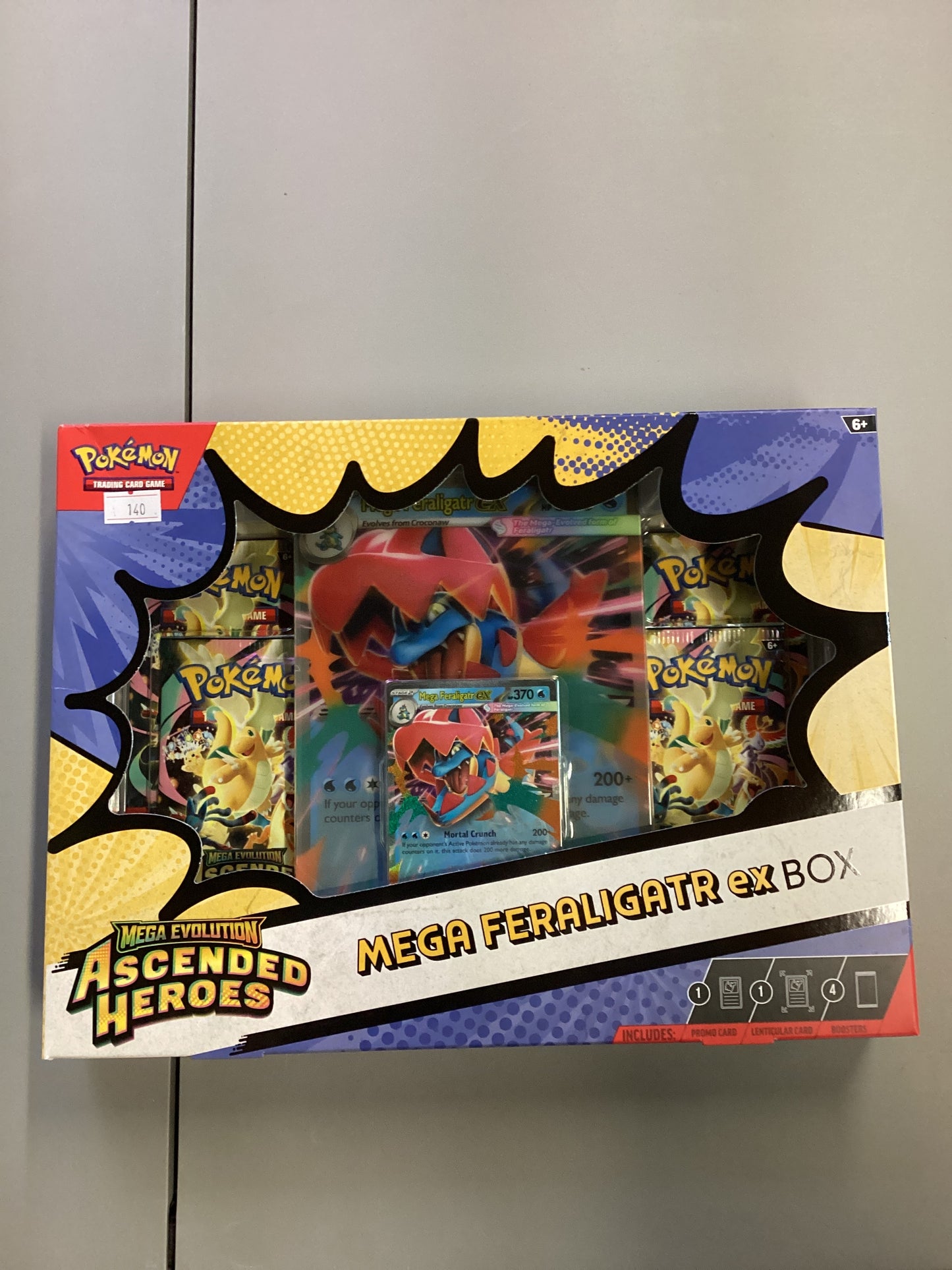 Pokemon Ascended Heroes Mega Feraligatr ex Box