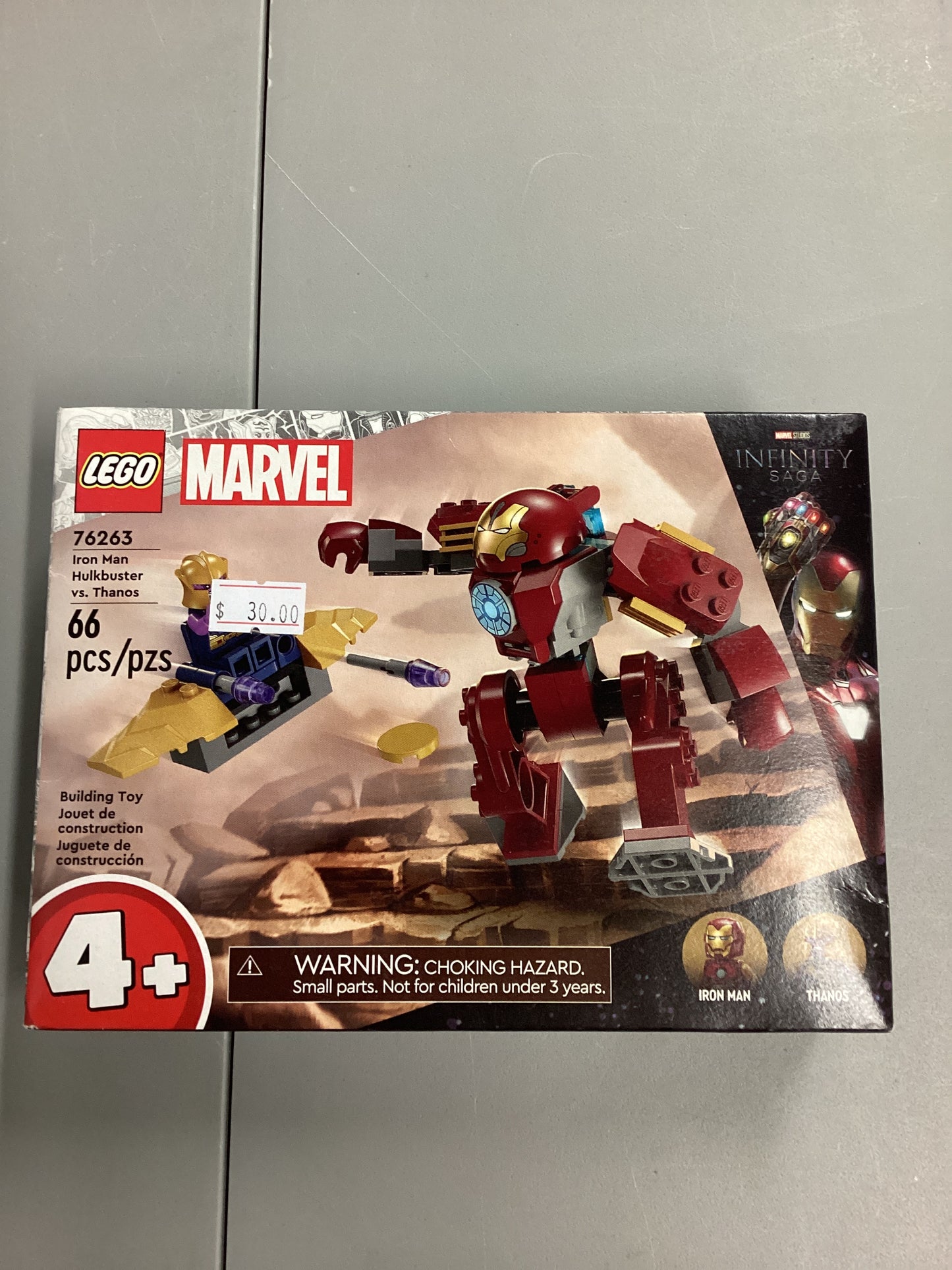 Lego Marvel Iron Man Hulkbuster Vs Thanos (76263)