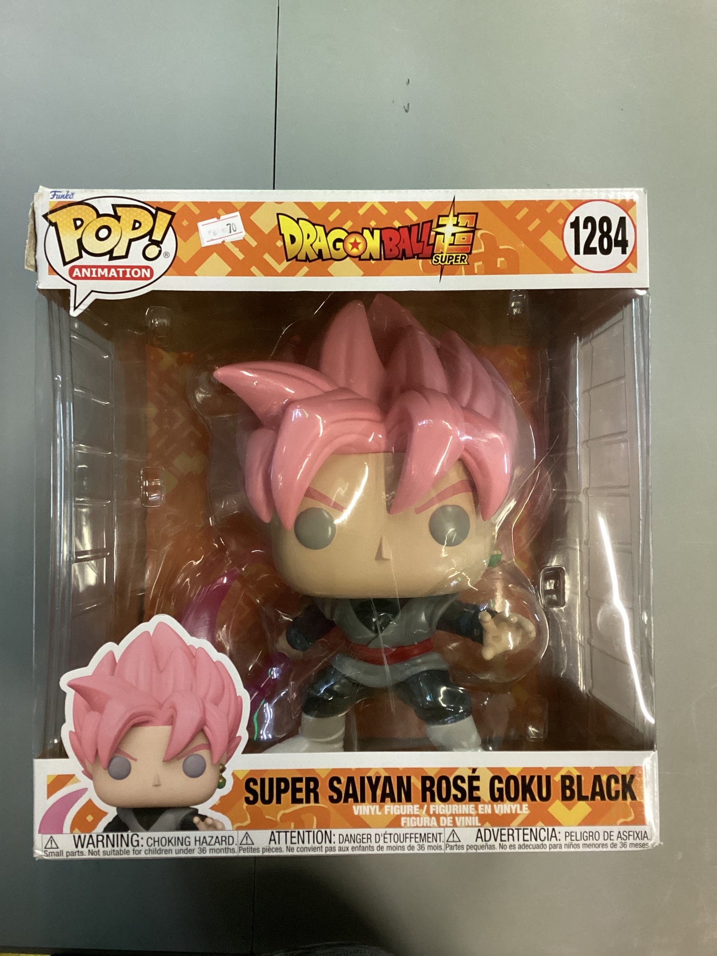 Funko Pop DragonBall Super Jumbo Super Saiyan Rose Goku Black 1284