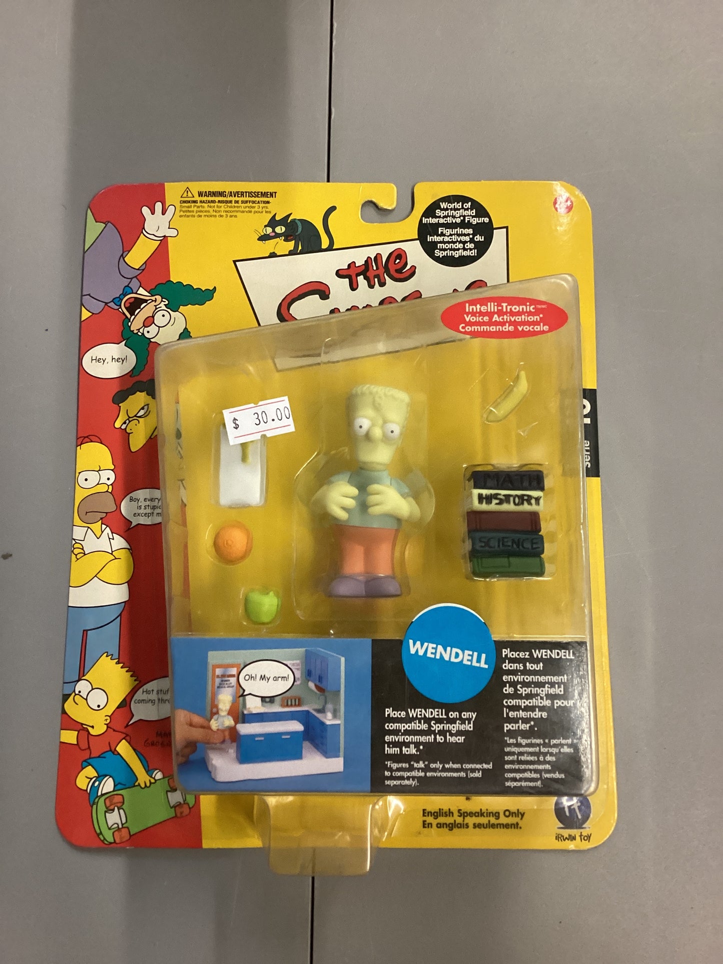 The Simpsons World Of Springfield Wendell Figure