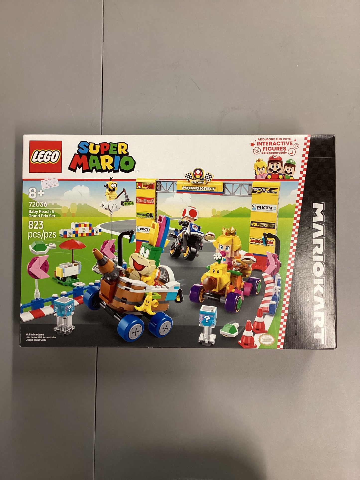 Lego Super Mario Baby Peach And Grand Prix Set (72036)