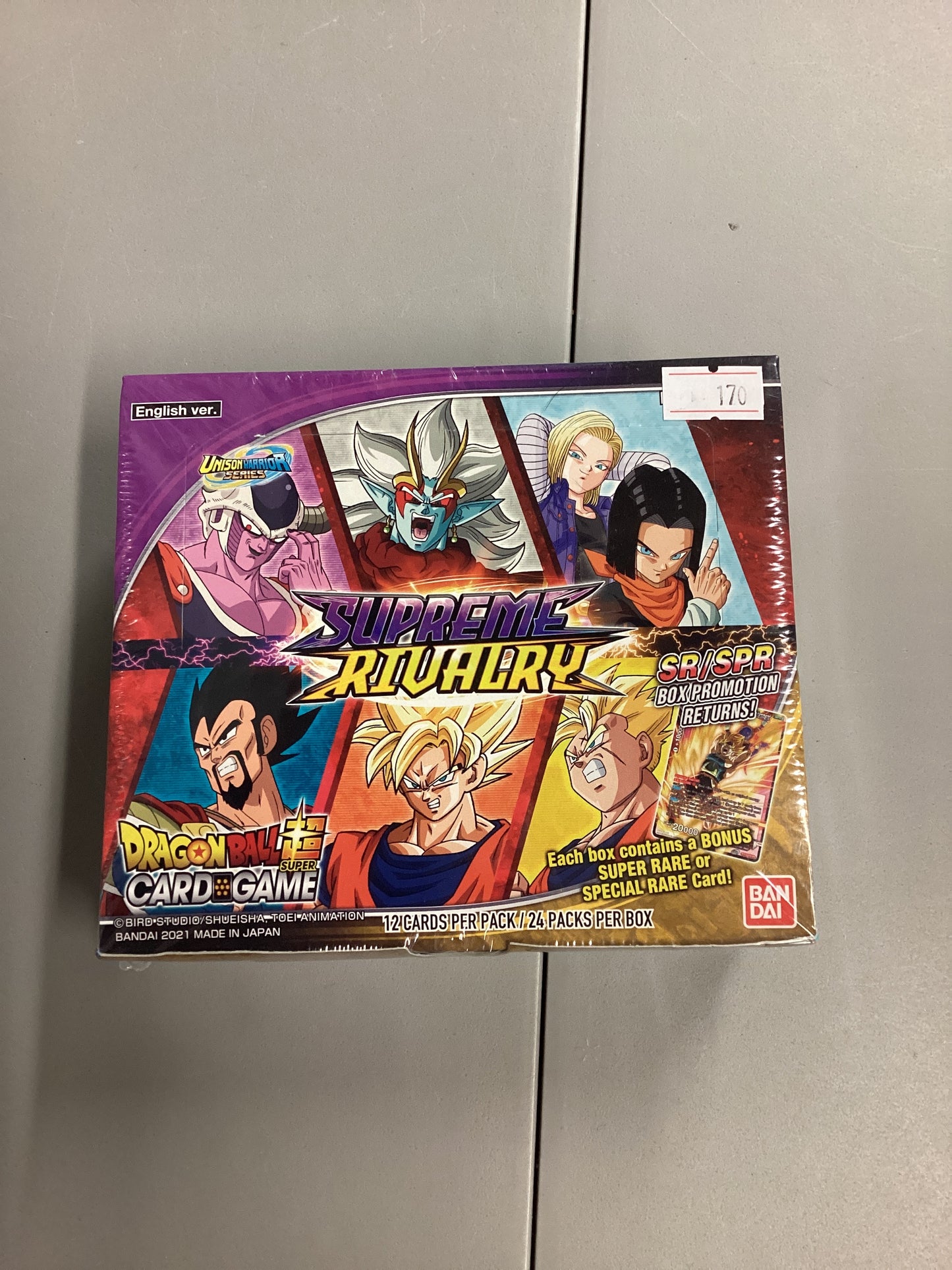 DragonBall Super Card Game Supreme Rivalry Sealed Booster Box