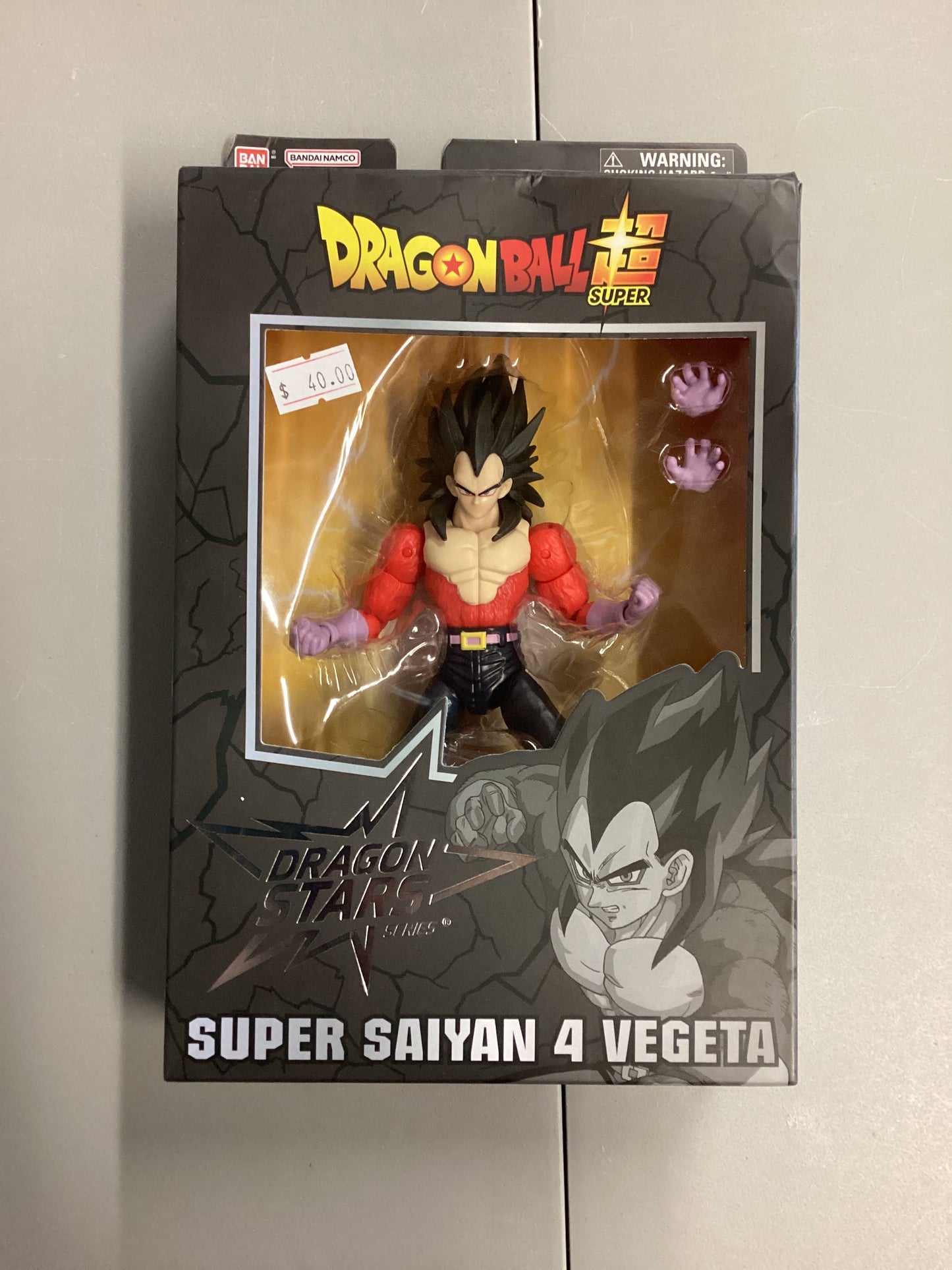 Bandai Dragon Ball Super Dragon Stars Series Super Saiyan 4 Vegeta Action Figure