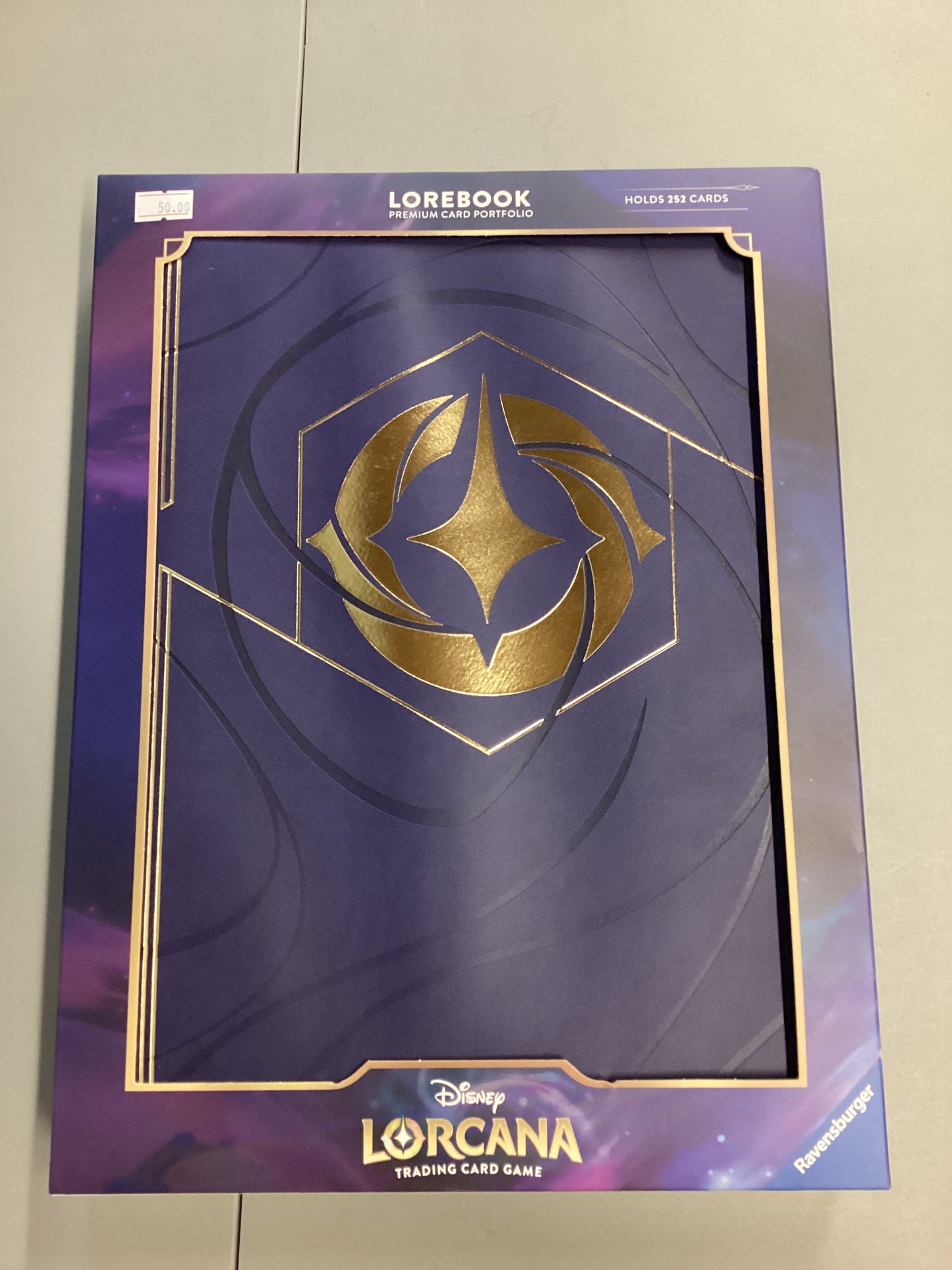 Disney Lorcana Trading Card Game Lorebook Premium Card Portfolio