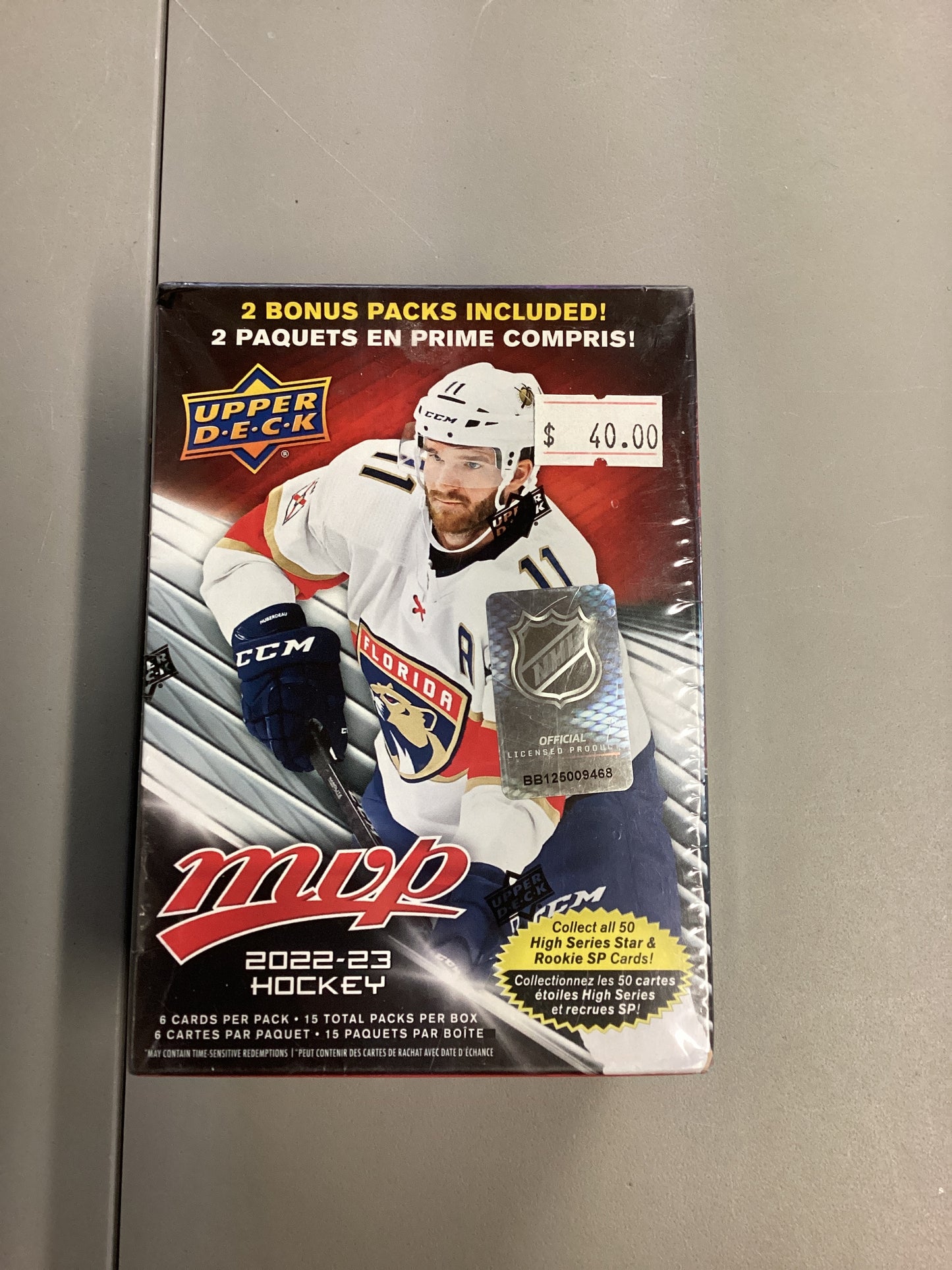 Upper Deck 2022-23 MVP Hockey Blaster Box