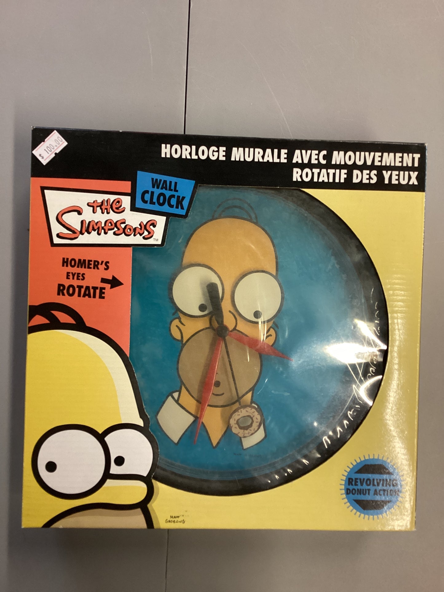 The Simpsons Homer Simpson Wall Clock