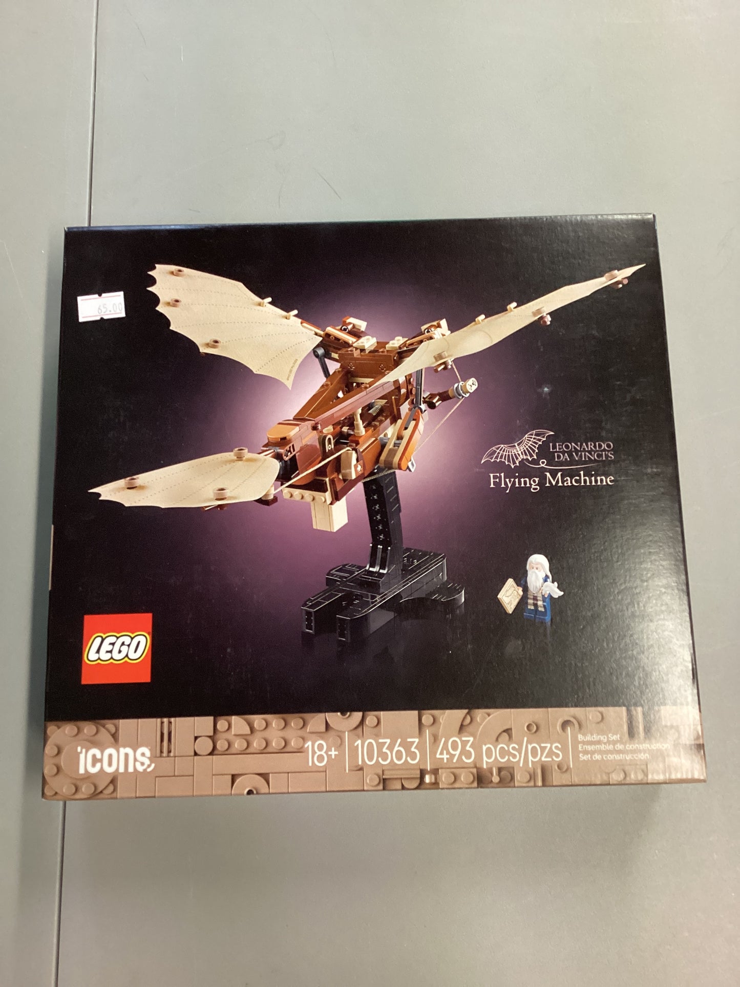 Lego Icons Leonardo Da Vinci’s Flying Machine (10363)