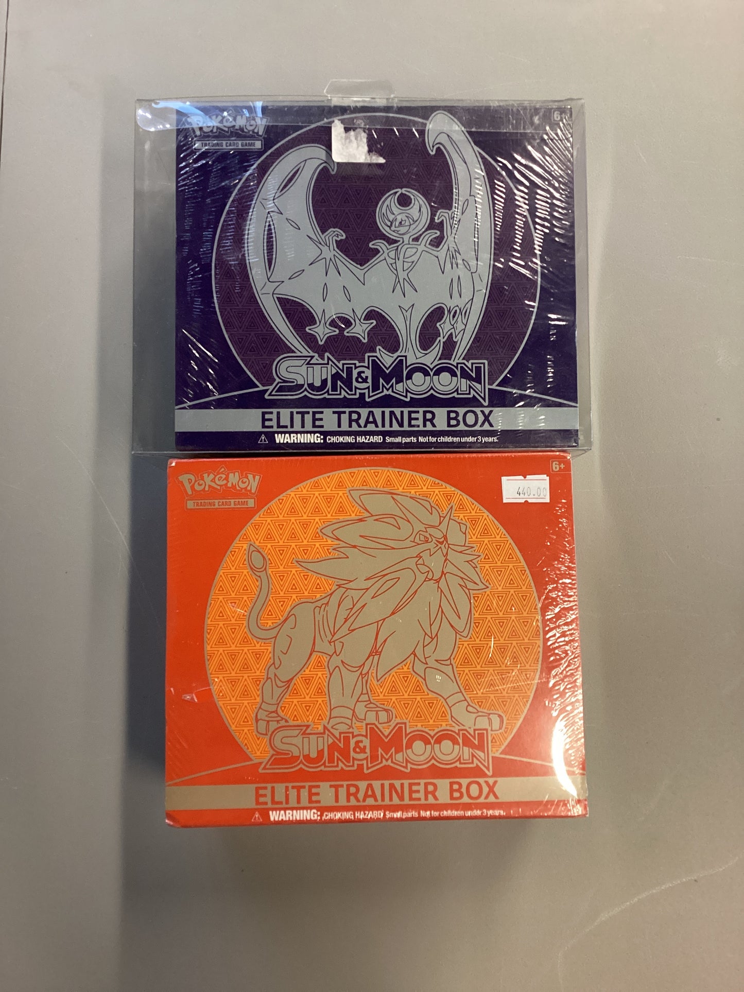 Pokemon TCG Sun And Moon Elite Trainer Box Set Of 2 Solgaleo And Lunala