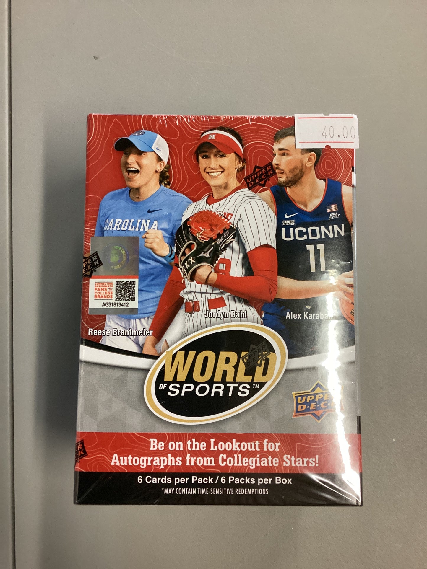 Upper Deck World Of Sports Volume 1 Blaster Box