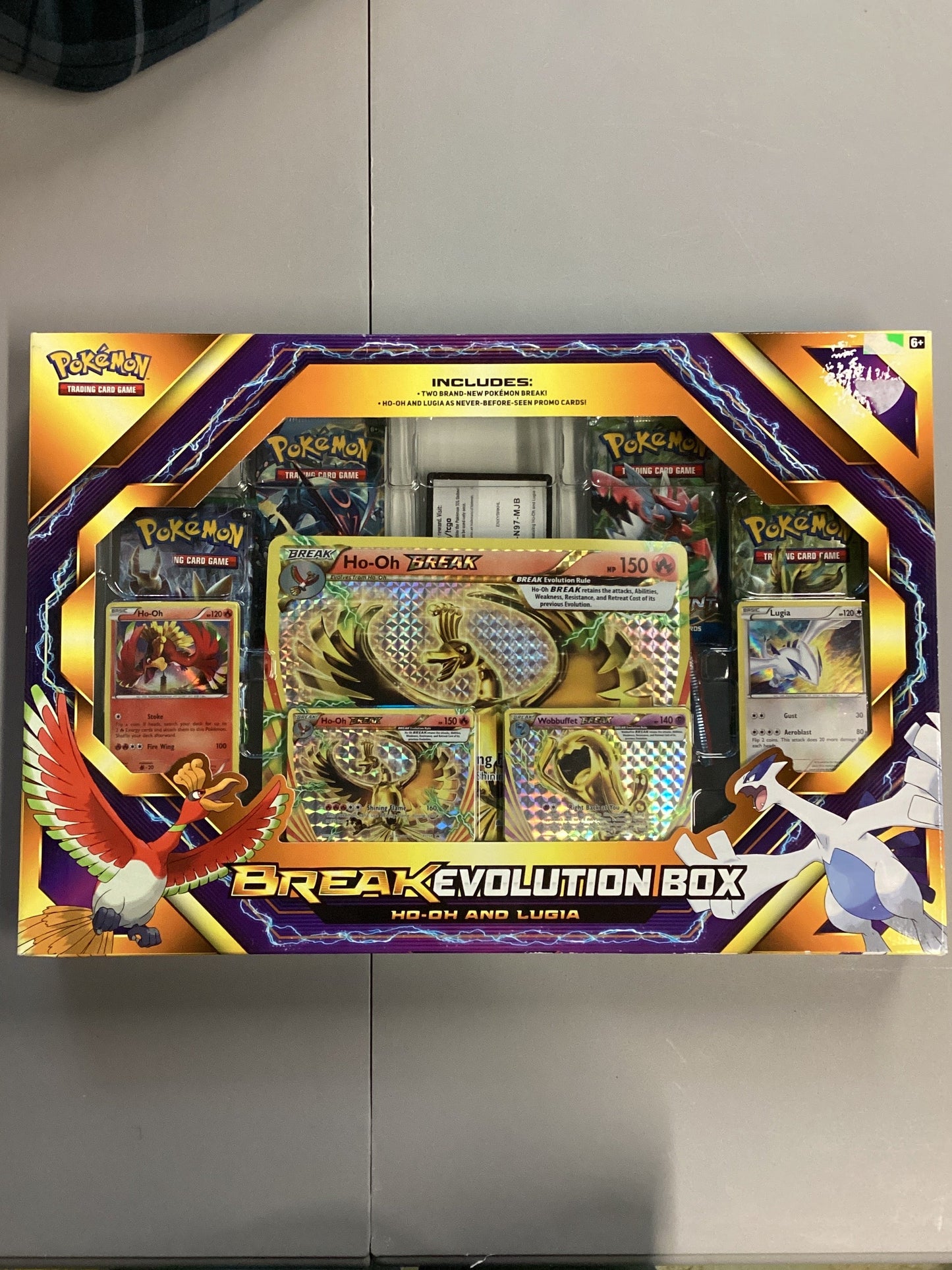 Pokemon TCG Break Evolution Box Ho-Oh And Lugia