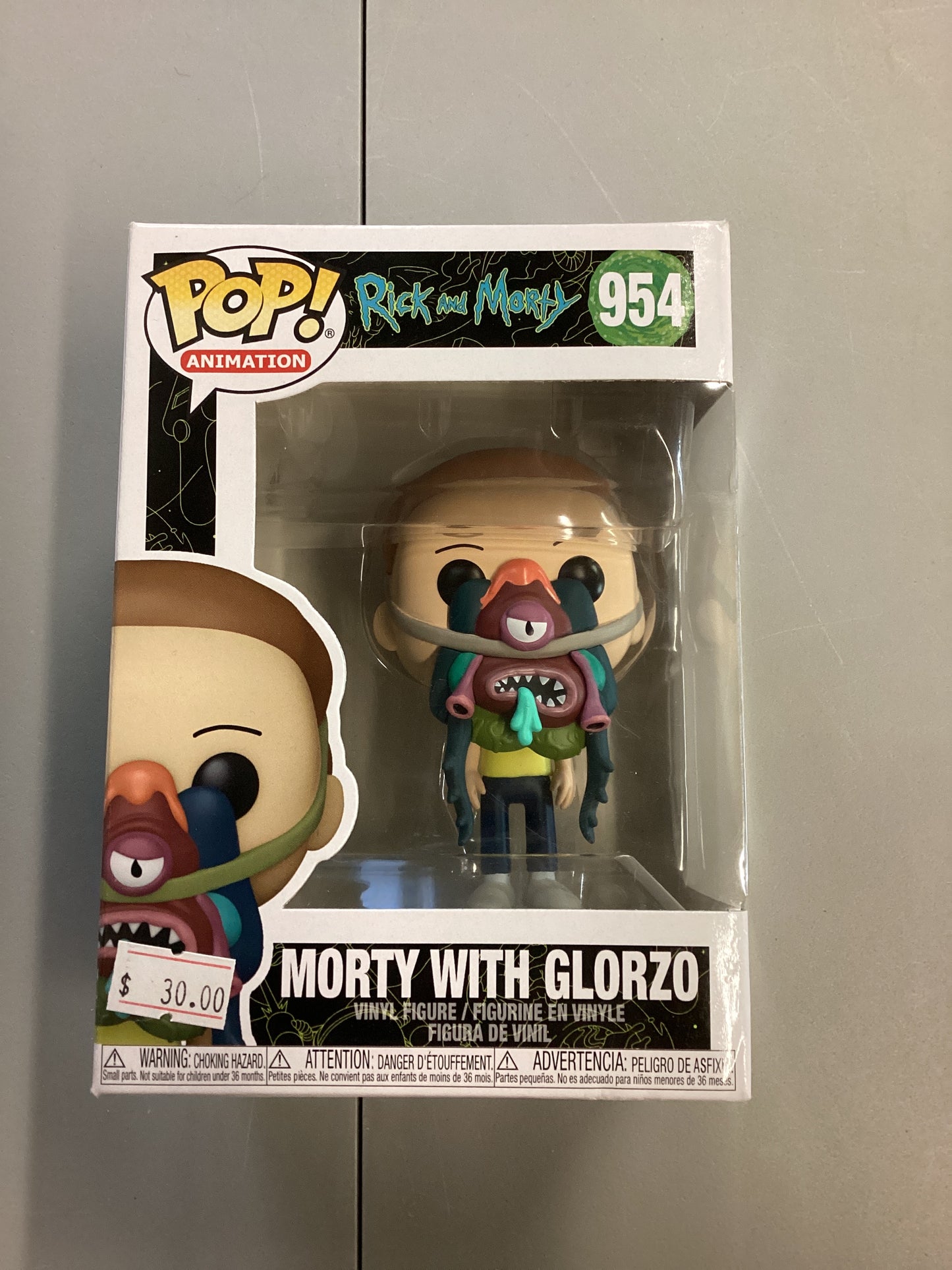 Funko Pop Rick And Morty - Morty With Glorzo 954