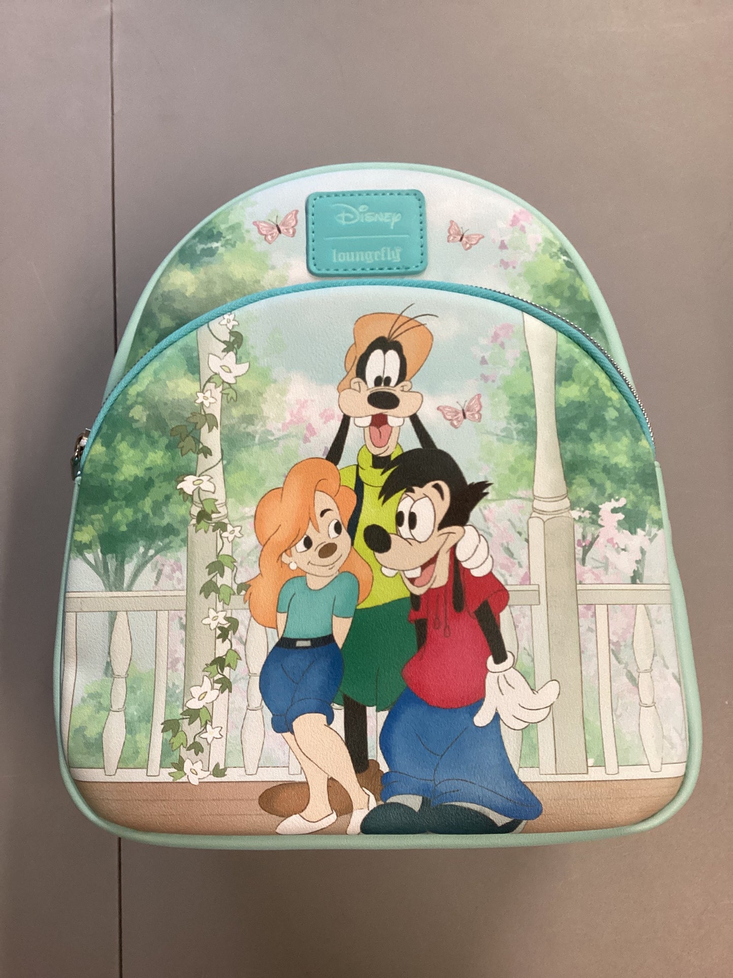 A Goofy Movie Trio Porch Scene Loungefly Mini Backpack