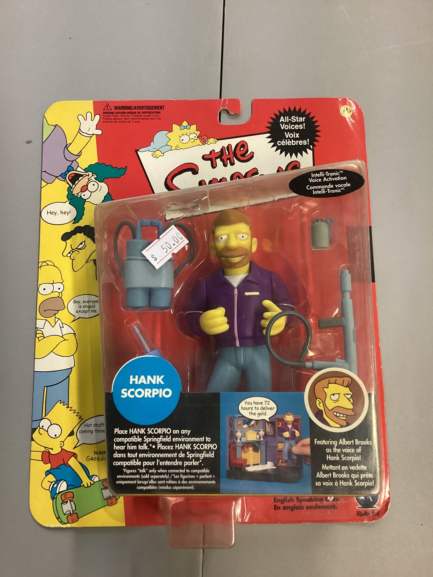 The Simpsons World Of Springfield Hank Scorpio Figure