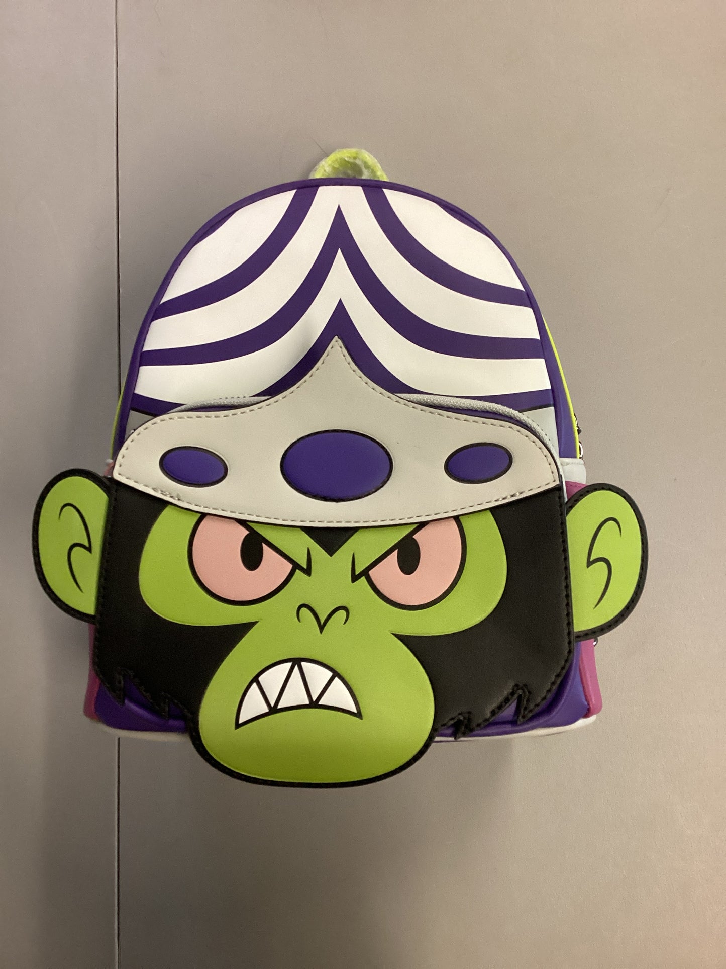 The Powerpuff Girls Mojo Jojo Loungefly Mini Backpack