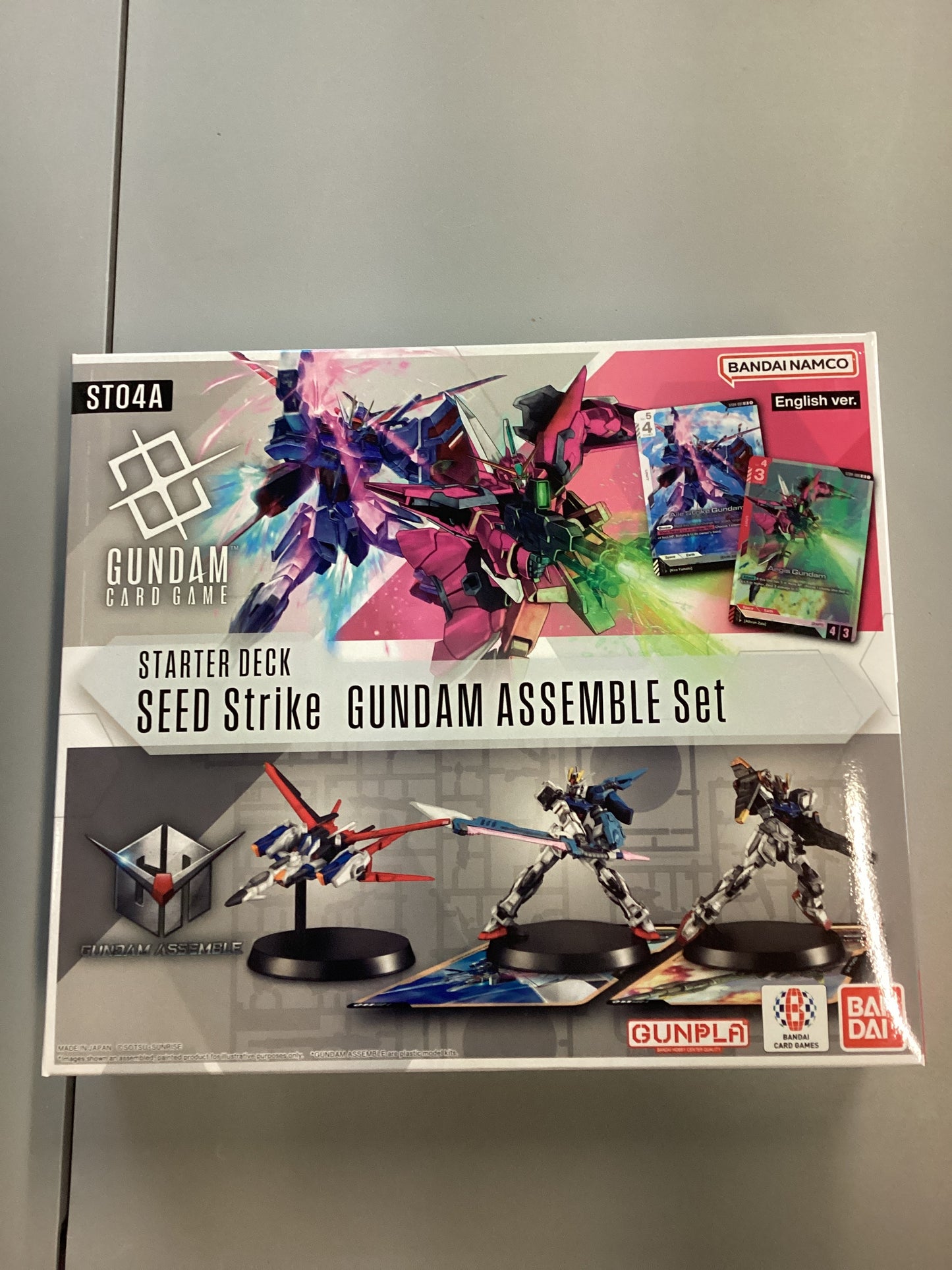 Gundam Card Game Starter Deck Seed Strike Gundam Assemble Set