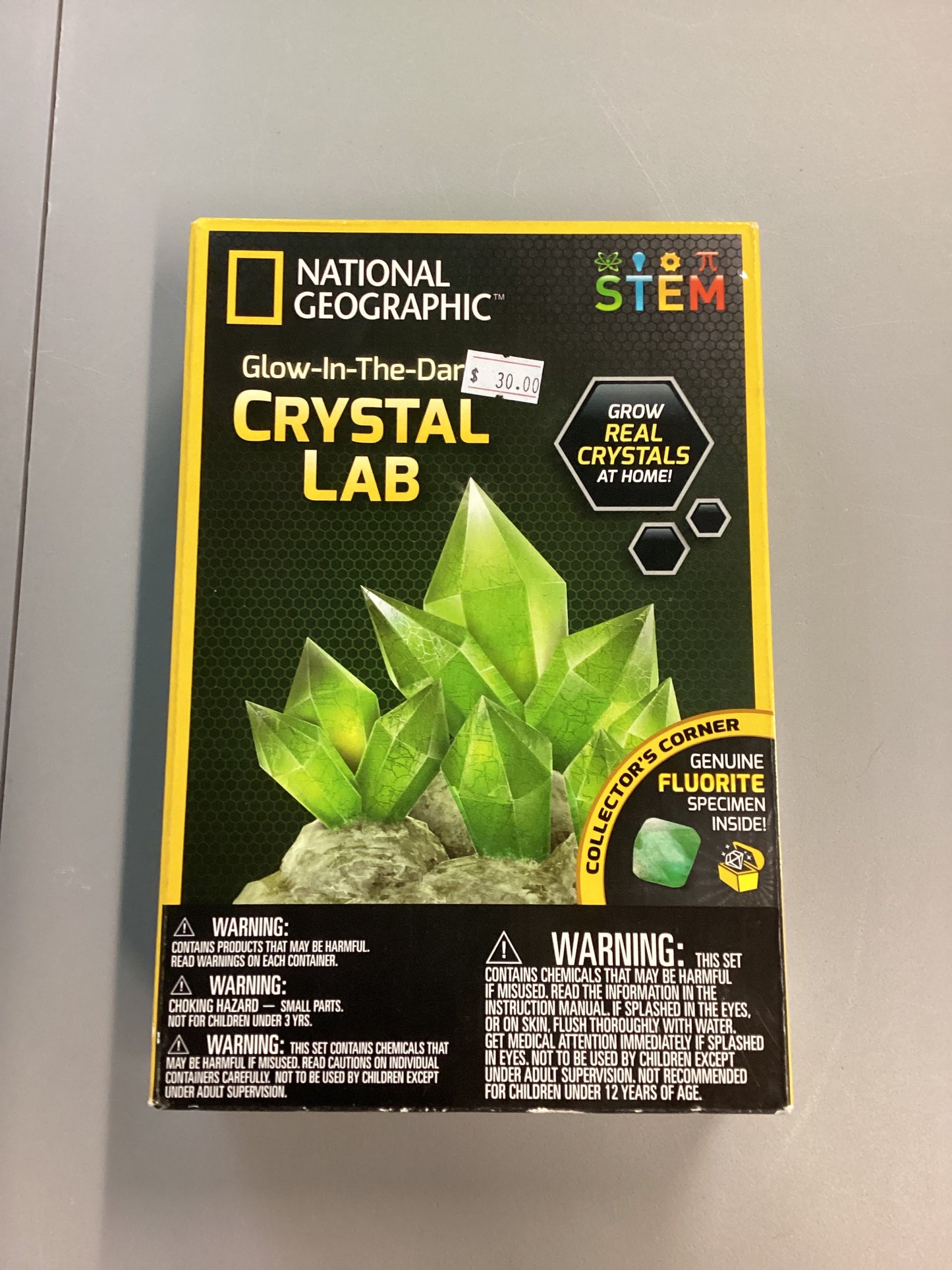 National Geographic Glow In The Dark Crystal Lab