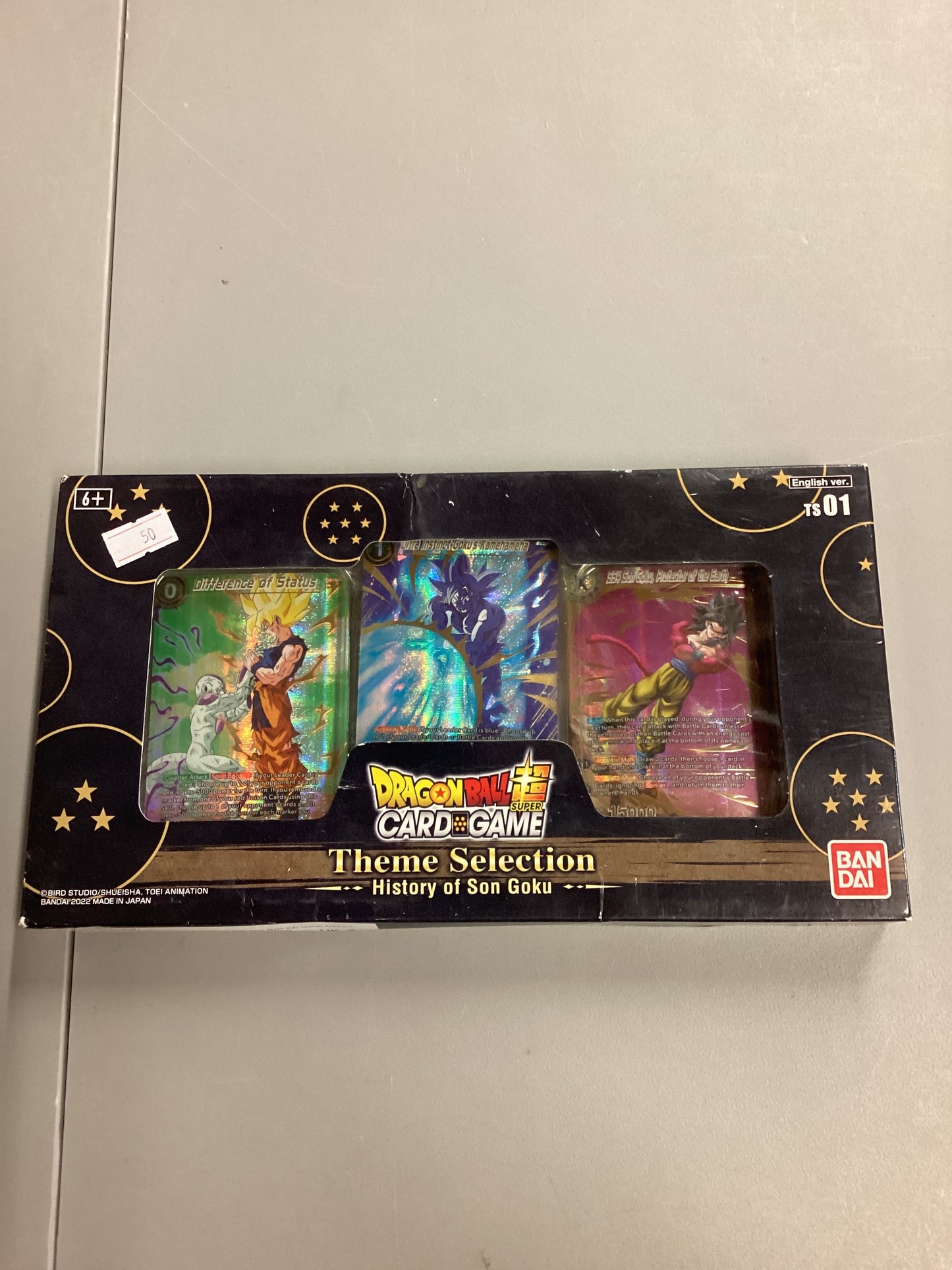 DragonBall Super Card Game Sealed Theme Selection History Of Son Goku