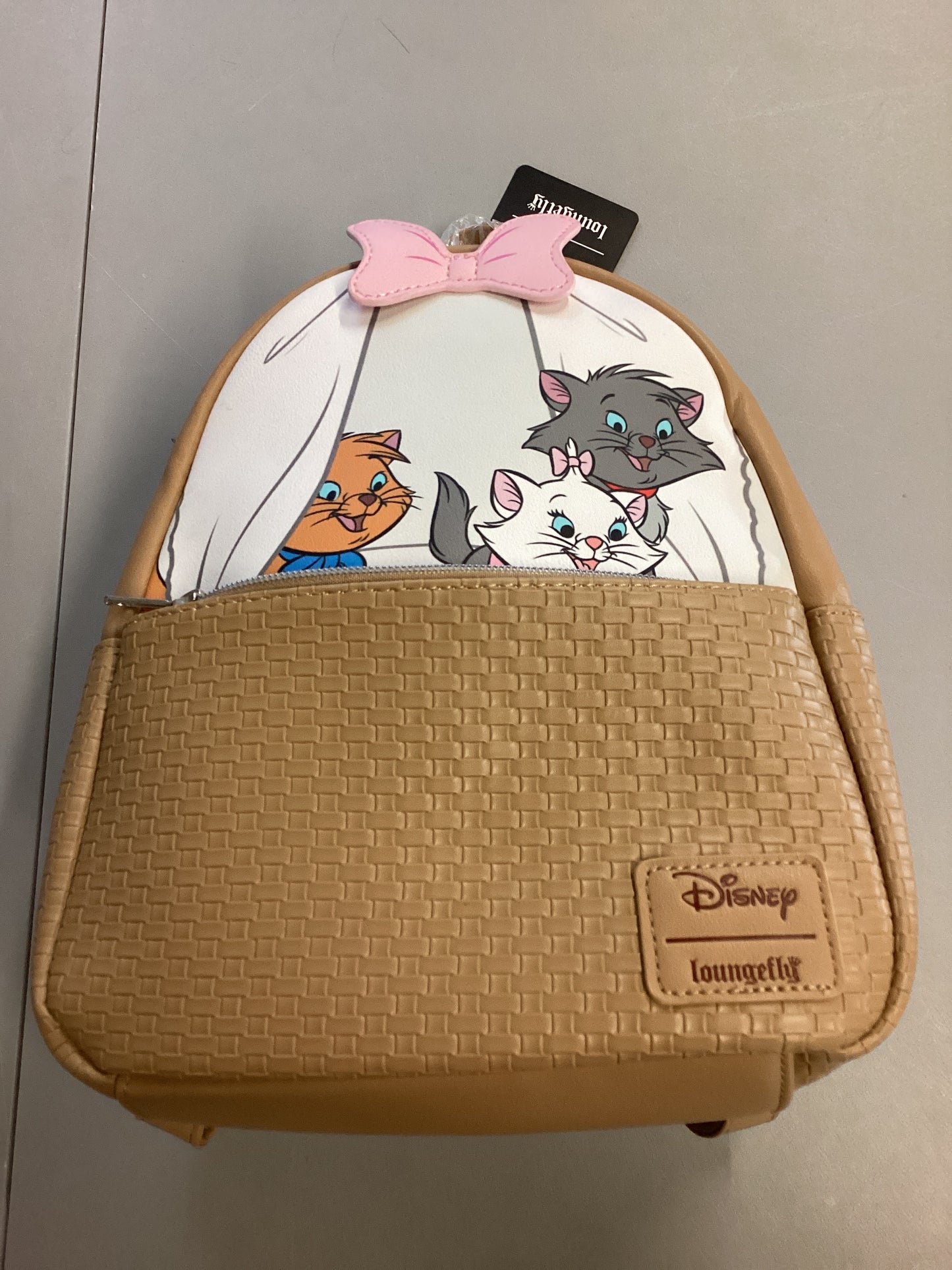 The Aristocats Peek-A-Basket Loungefly Mini Backpack