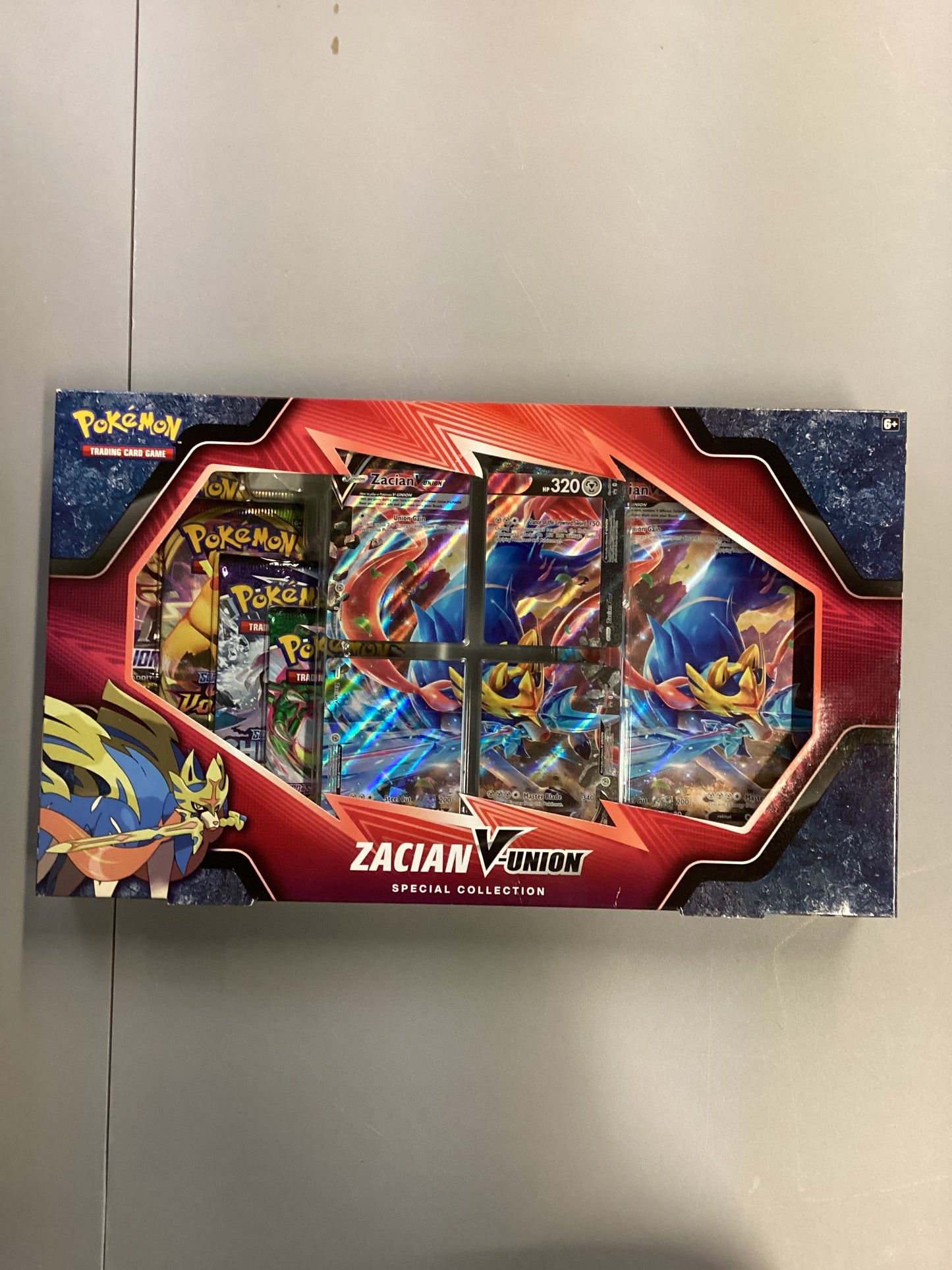 Pokemon TCG Zacian V-Union Special Collection Box