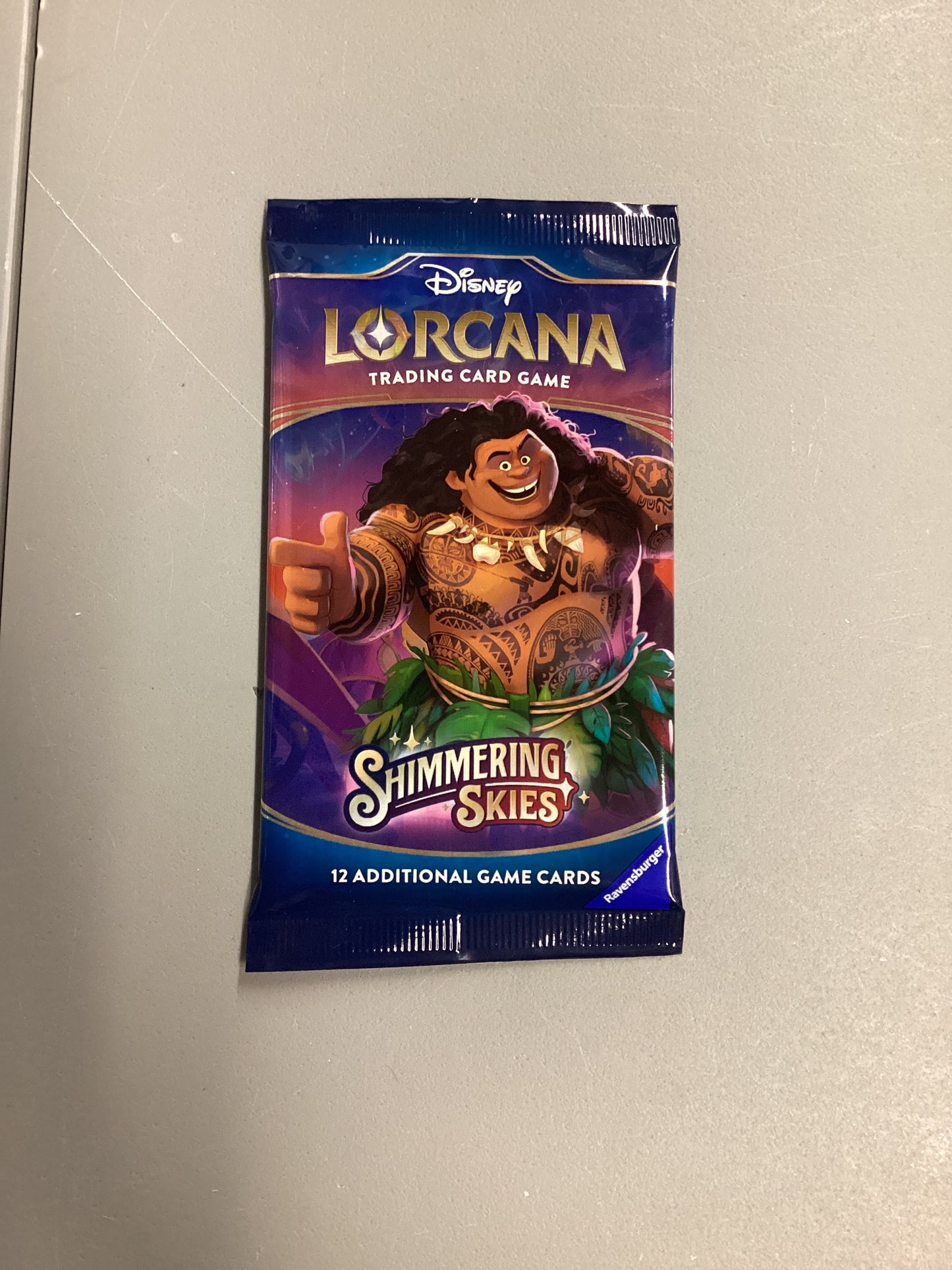 Disney Lorcana Trading Card Game Shimmering Skies Sealed Booster Pack