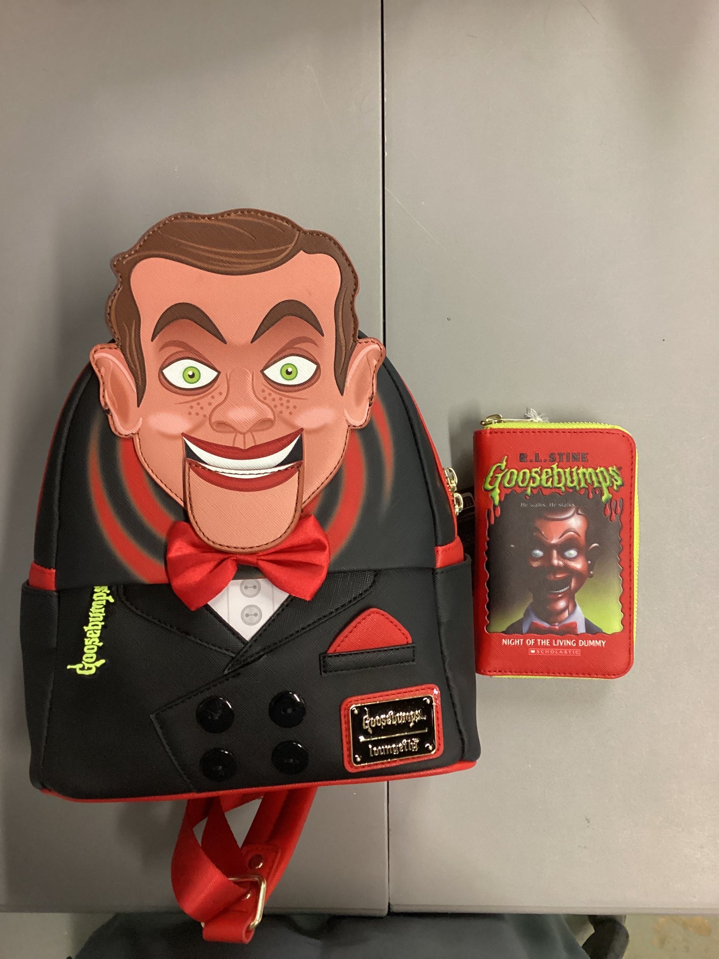 Goosebumps Night Of The Living Dummy Loungefly Mini Backpack And Wallet