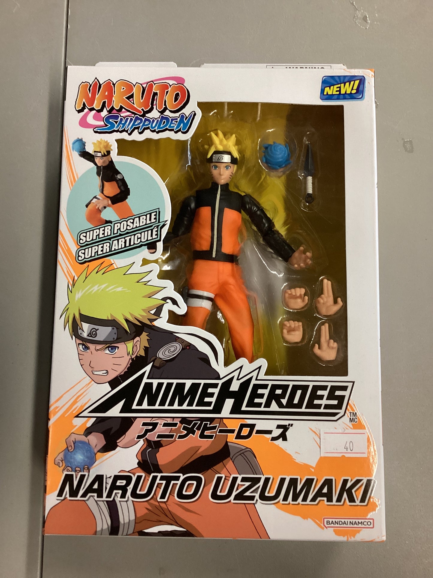 Bandai Namco Anime Heroes Naruto Shippuden Naruto Uzumaki Action Figure