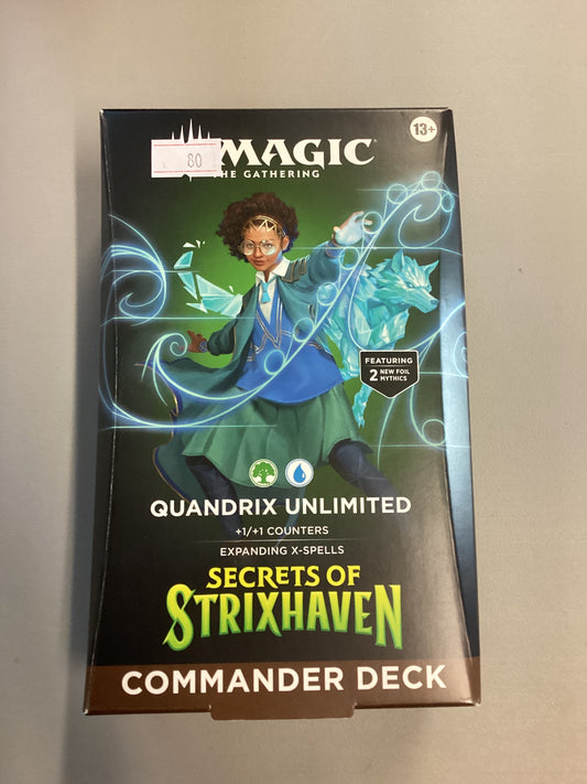 Magic The Gathering Secrets Of Strixhaven Commander Deck Quandrix Unlimited