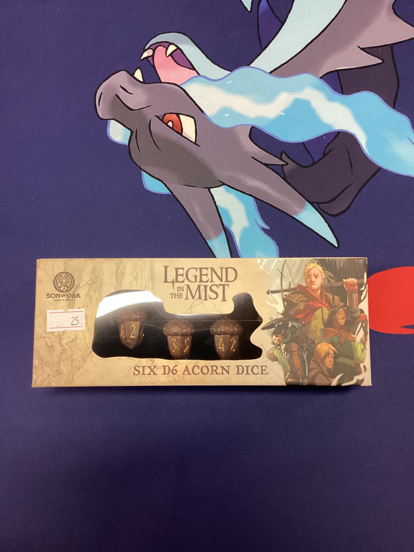 Legend in the mist Six D6 Acorn Dice