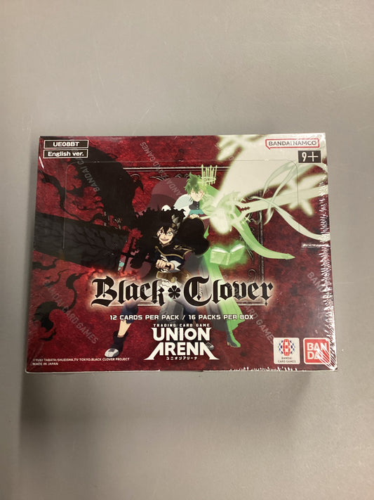 Union Arena Black Clover Sealed Booster Box